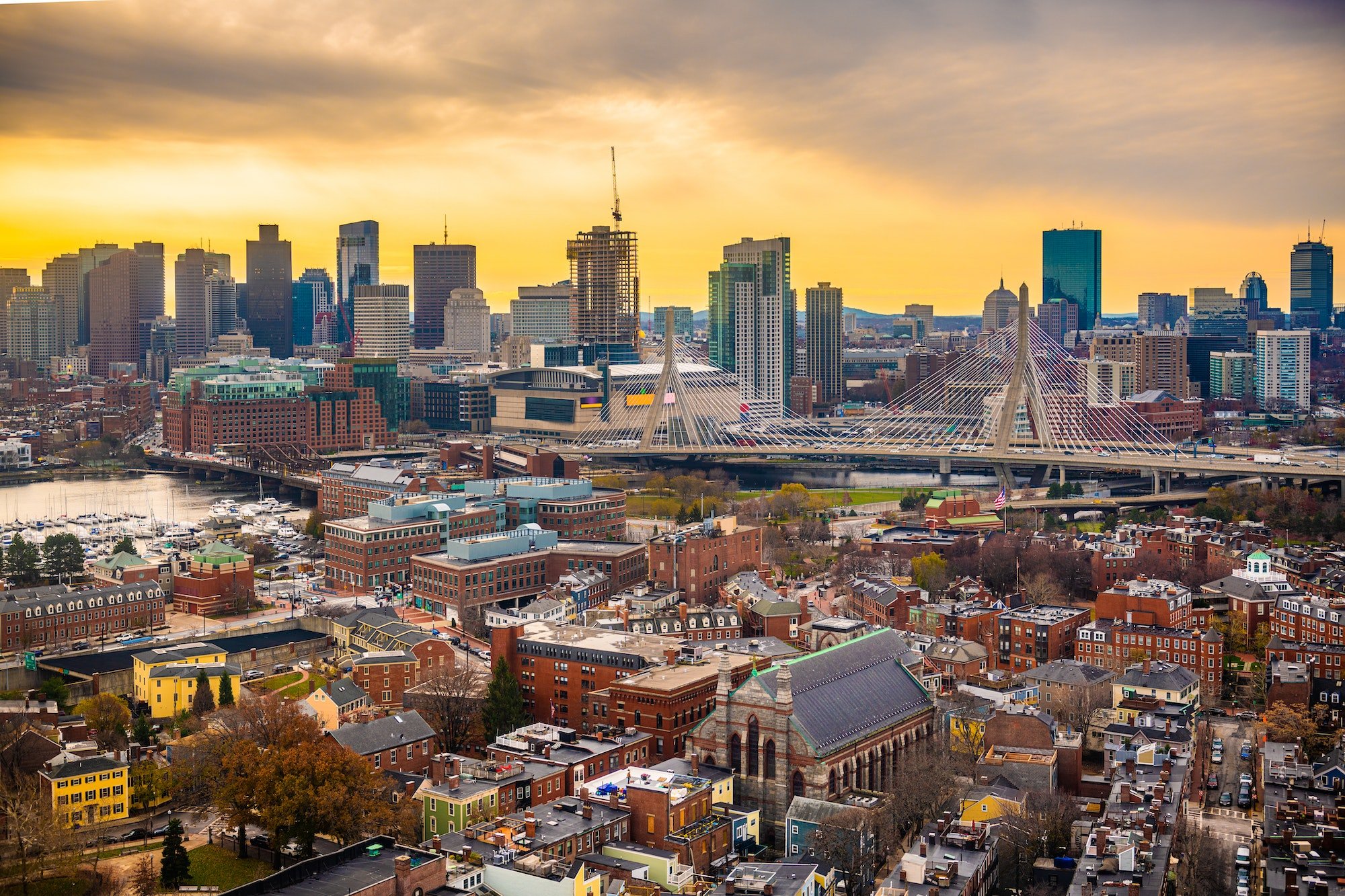 Boston, Massachusetts, USA Skyline