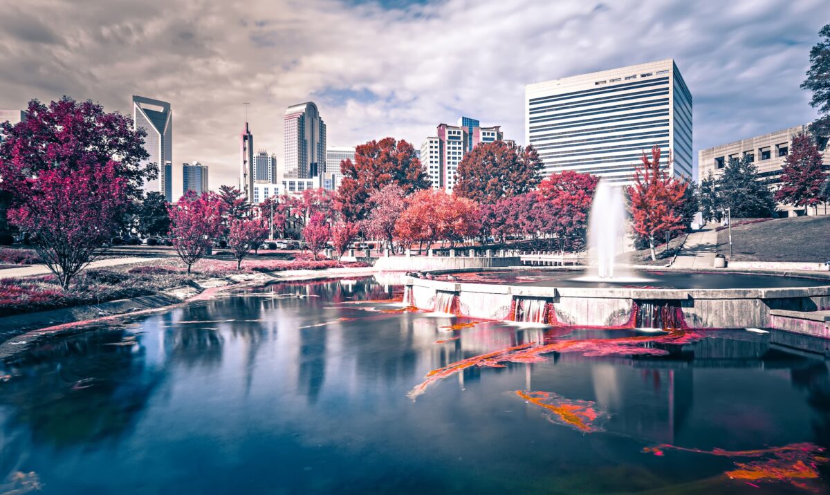 Charlotte North carolina cityscape