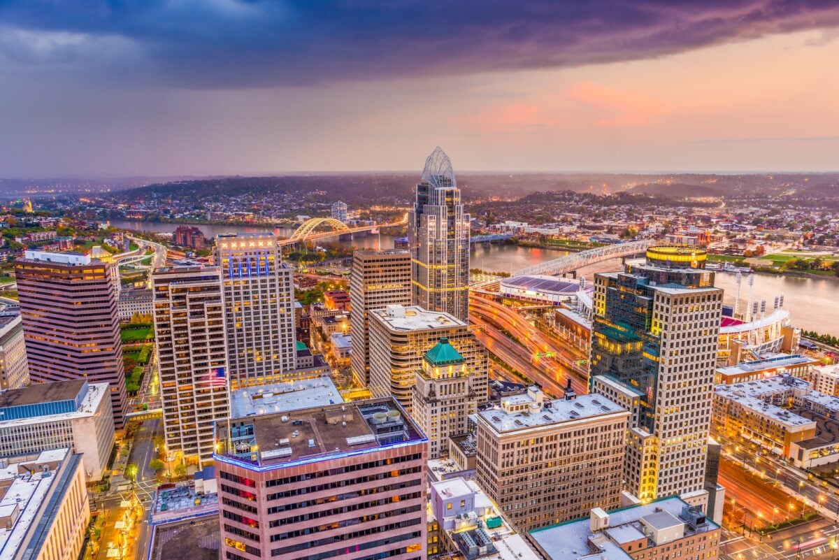 Cincinnati, Ohio, USA Skyline