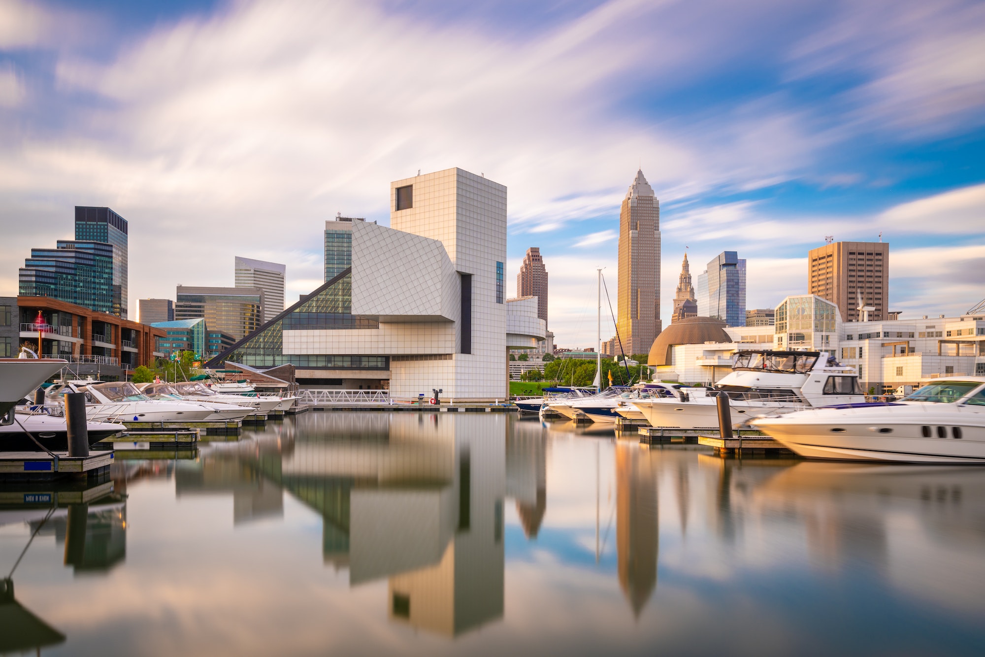 Cleveland, Ohio, USA Downtown Cityscape