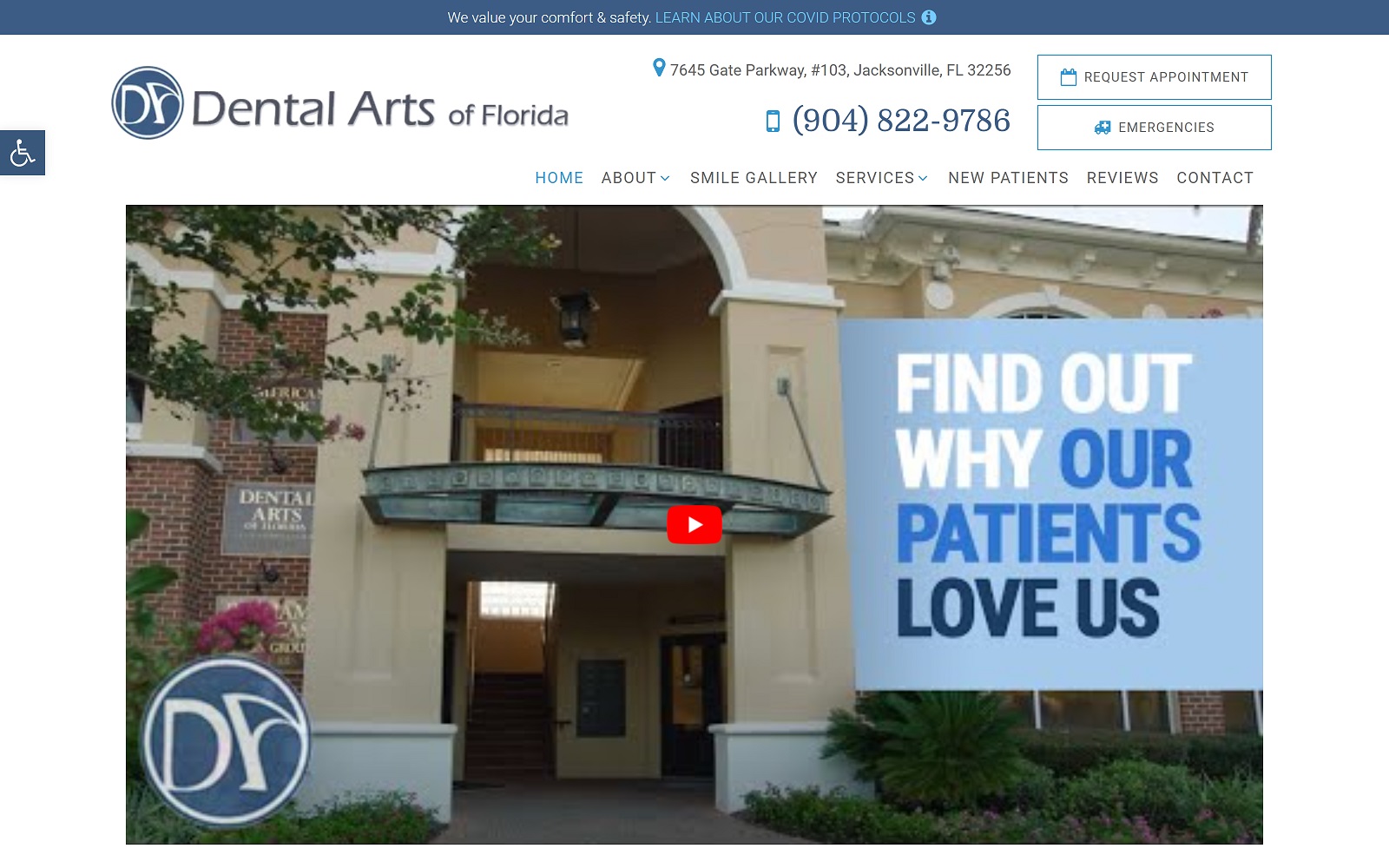 Dentalartsfl. Com-screenshot