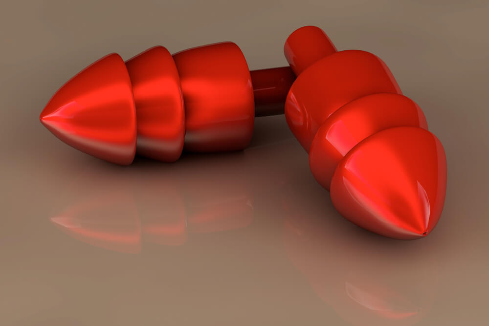 Red ear plugs