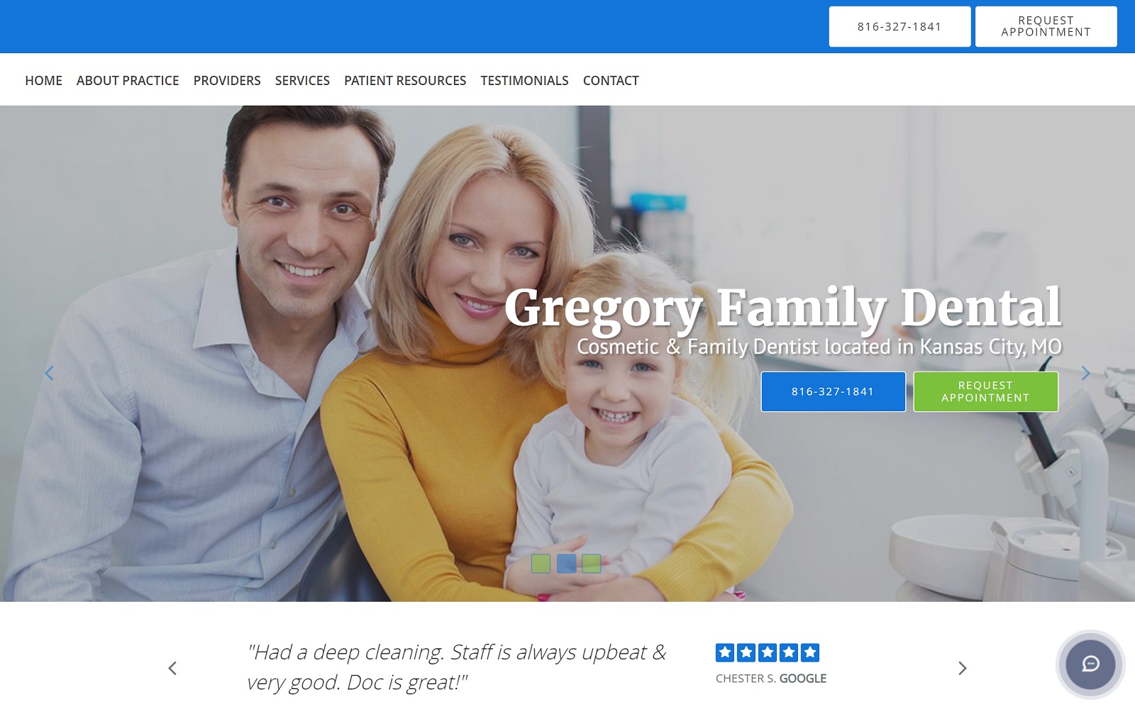 Gregoryfamilydental. Com-screenshot