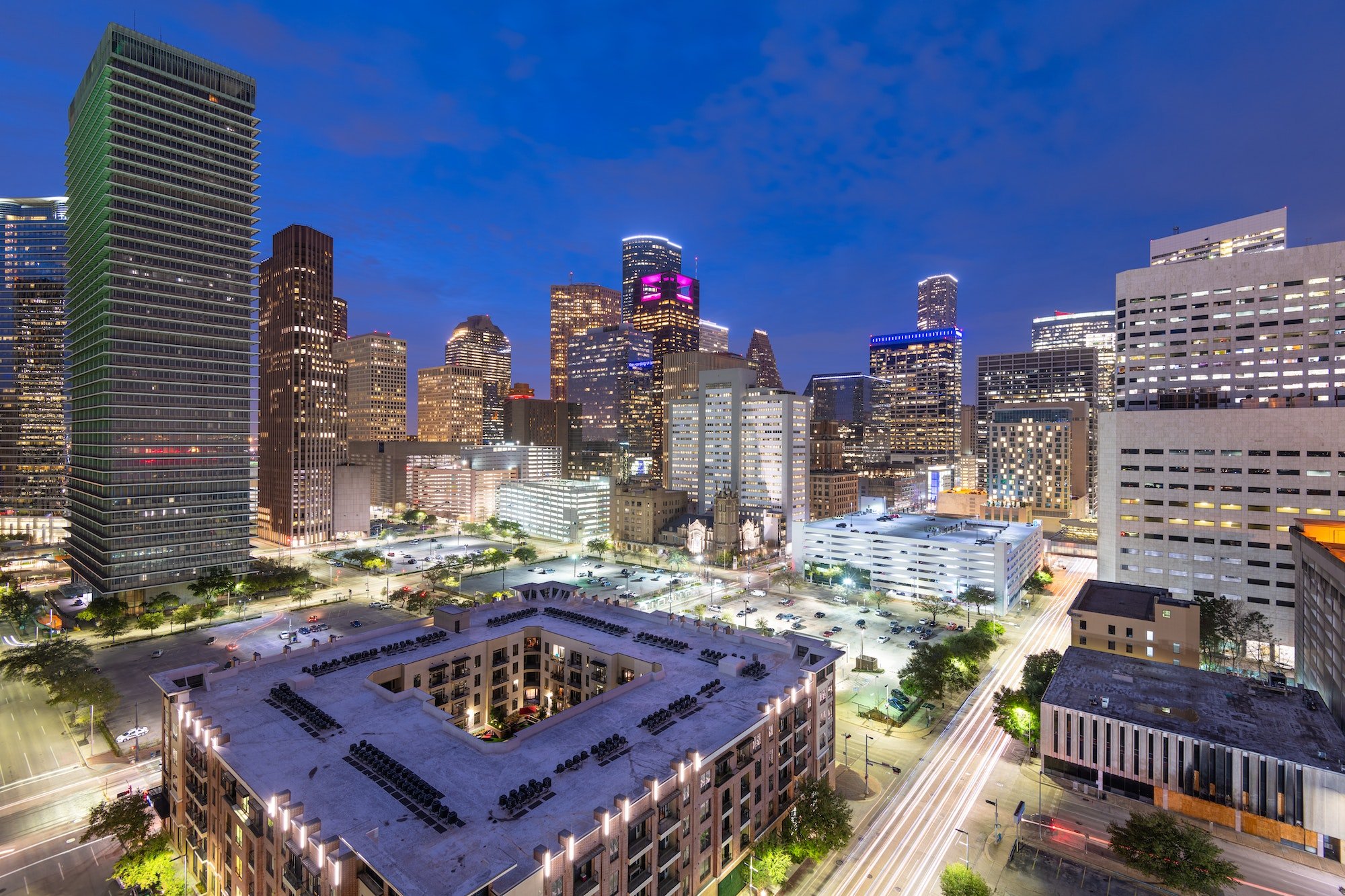 Houston, Texas, USA Downtown Cityscape