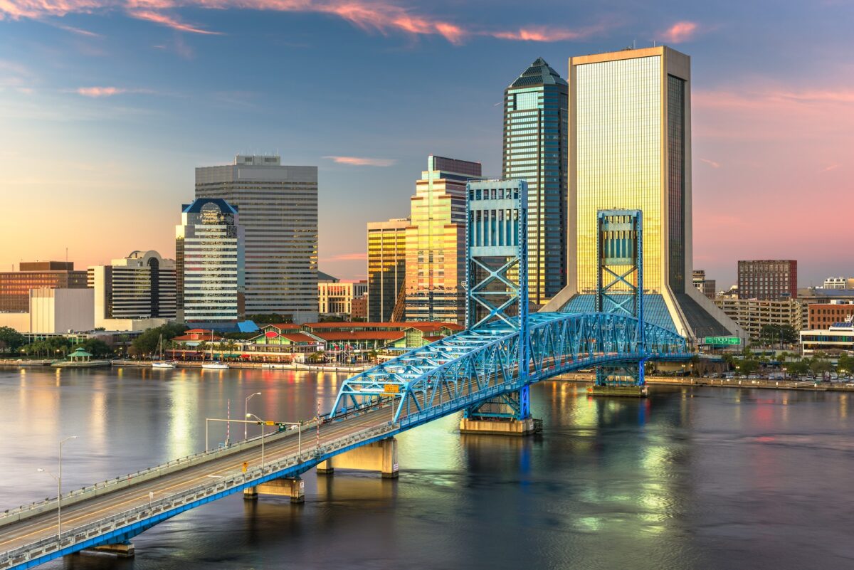 Jacksonville, Florida, USA downtown city skyline