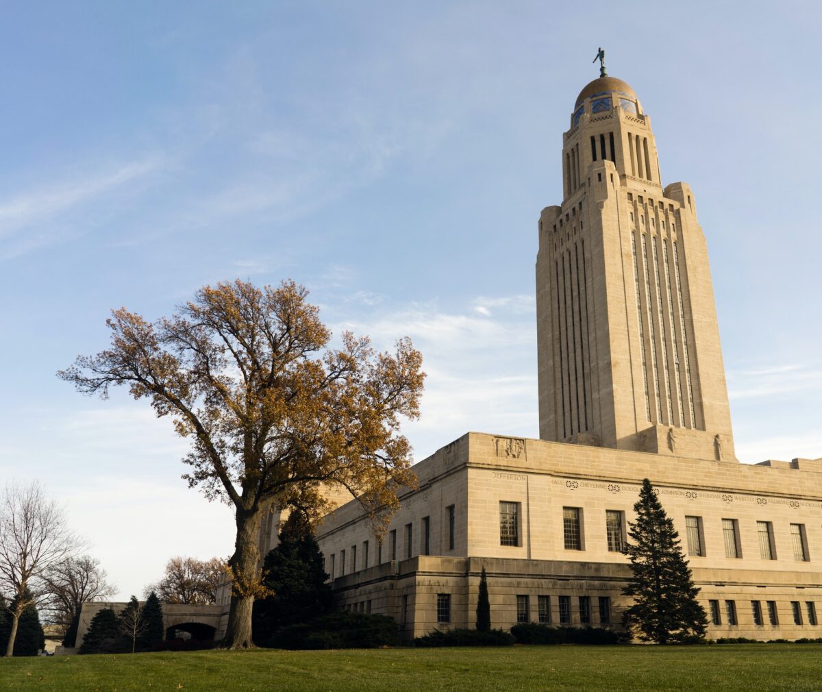 Lincoln Nebraska Capital Building Government Dome Architecture