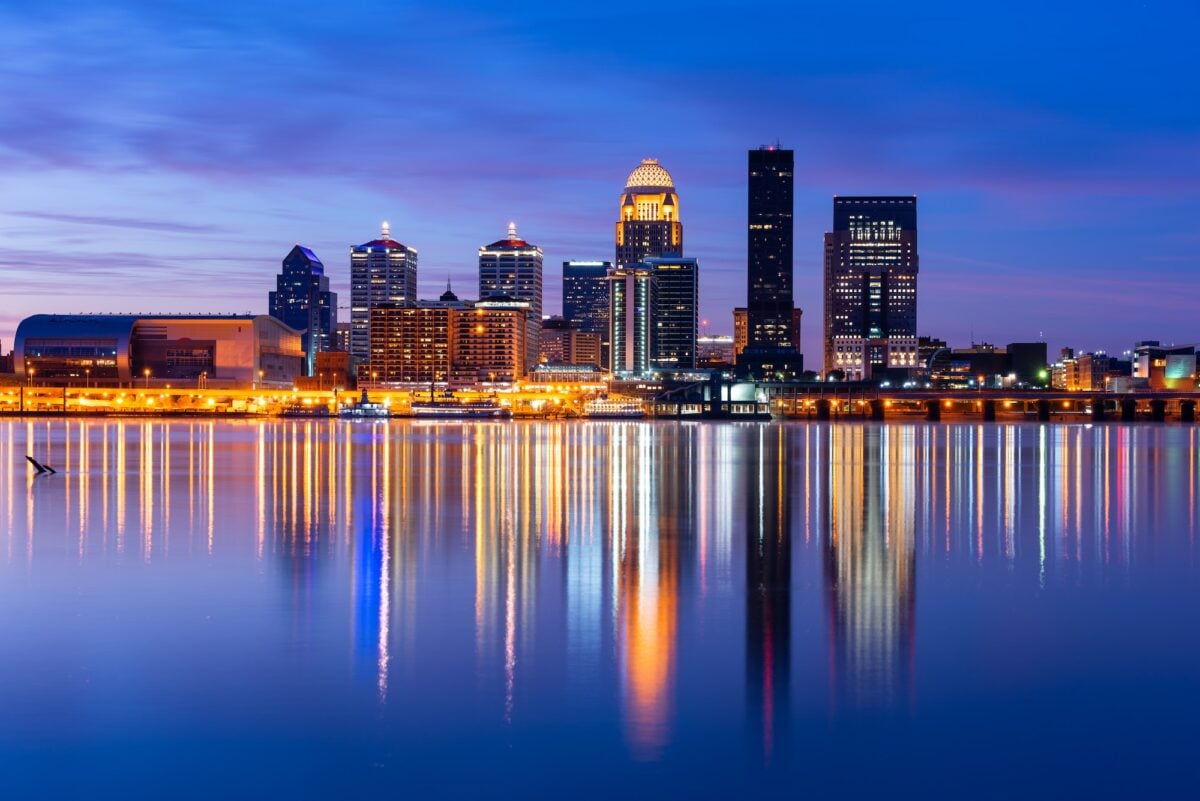 Louisville, Kentucky, USA Skyline on the River