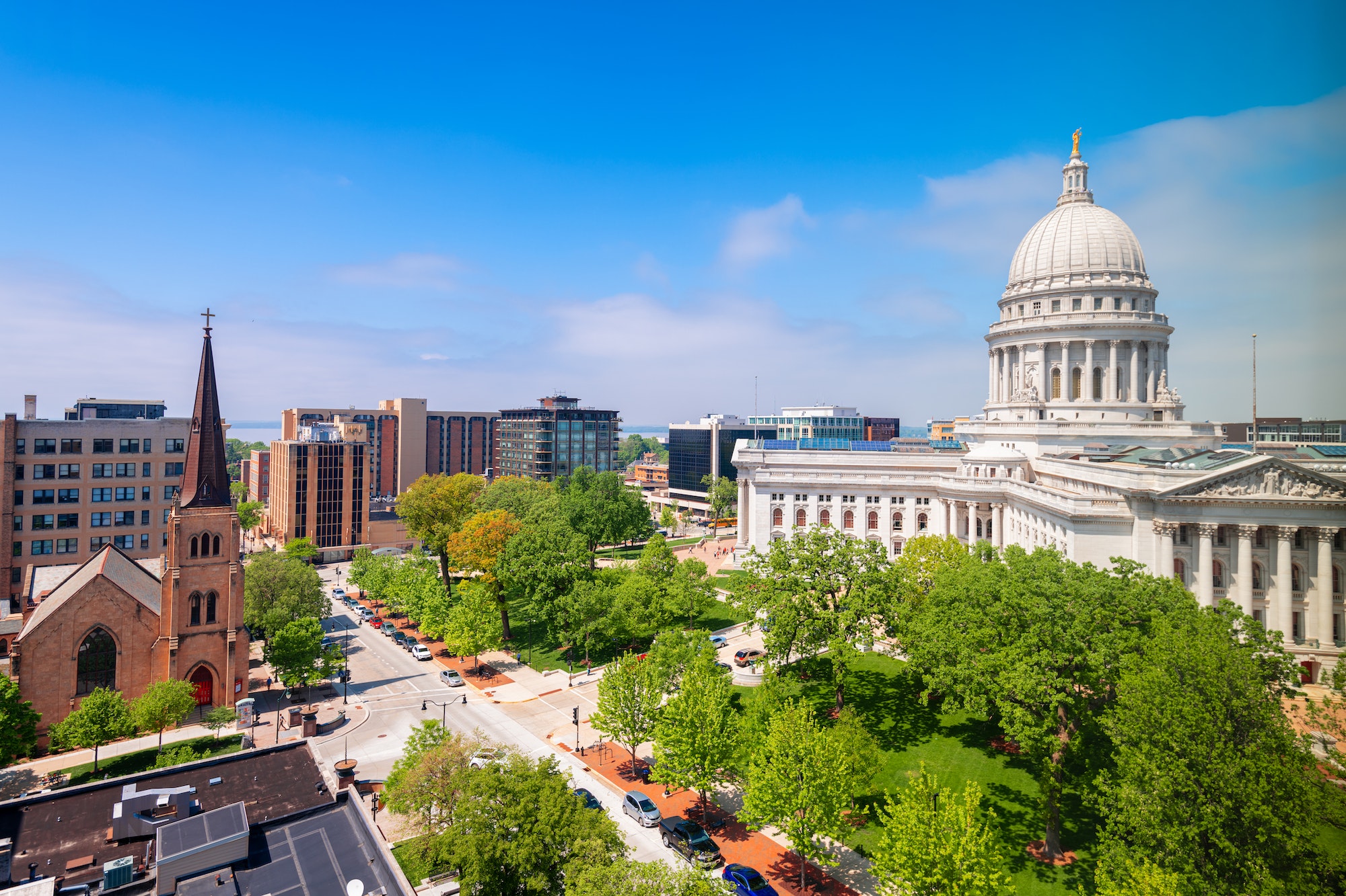 Madison, Wisconsin, USA State Capitol