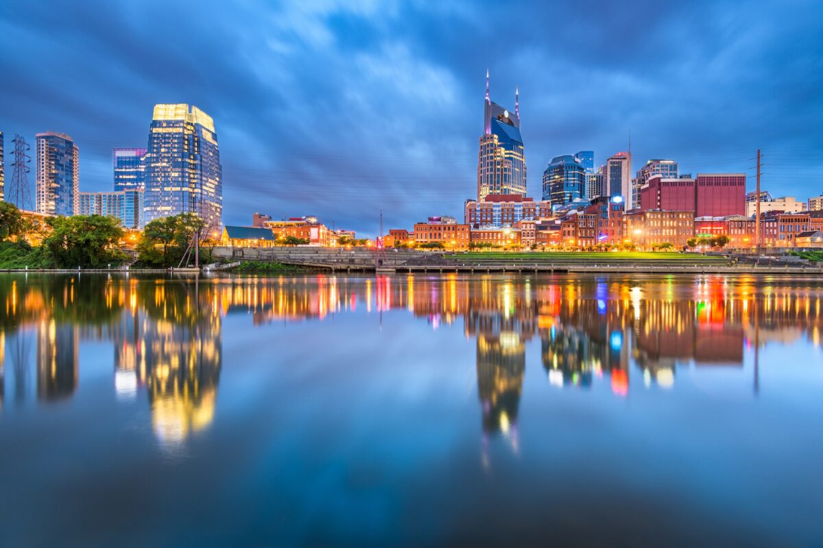 Nashville, Tennessee, USA Downtown Cityscape