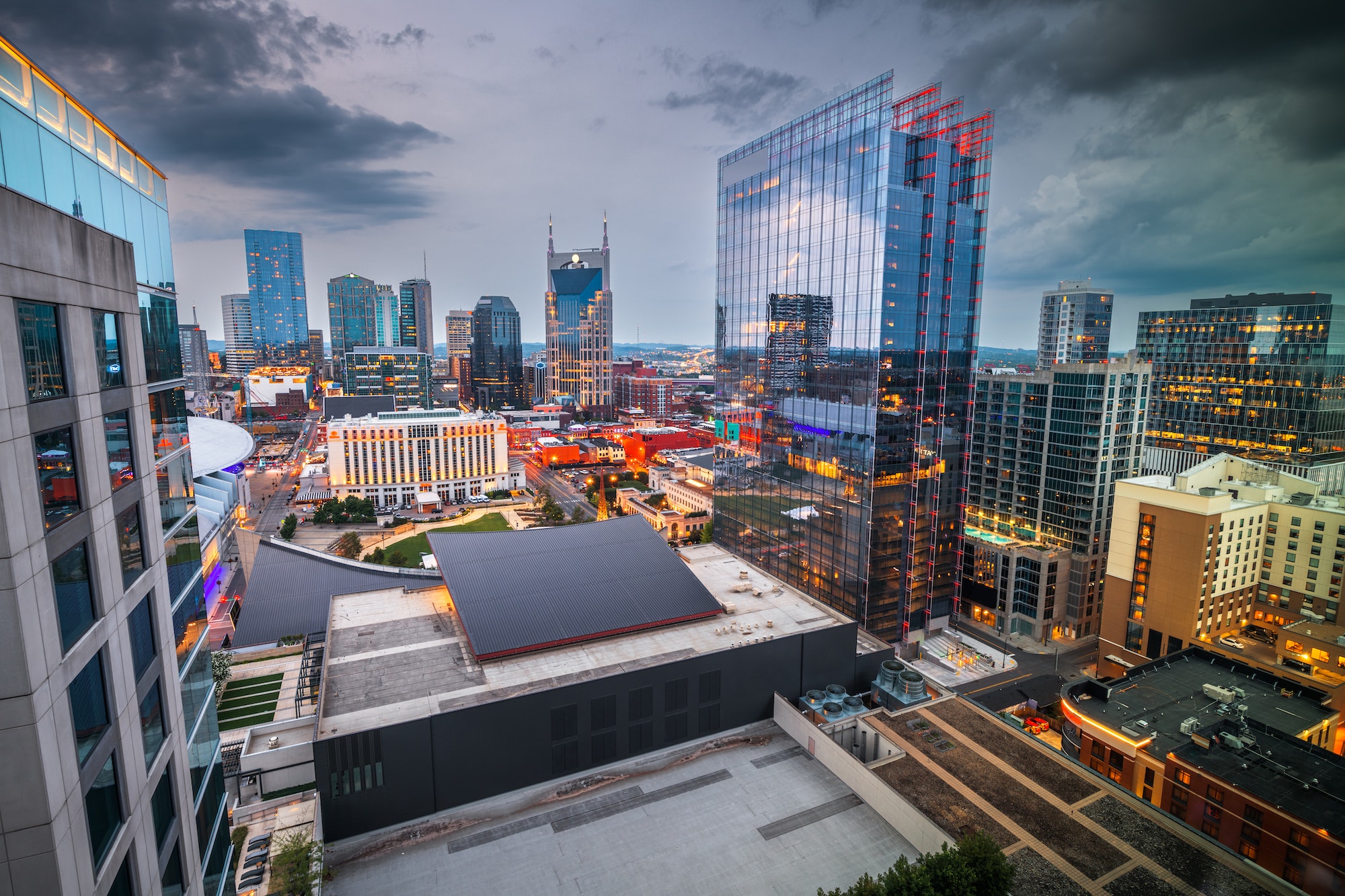 Nashville, Tennessee, USA Downtown Cityscape