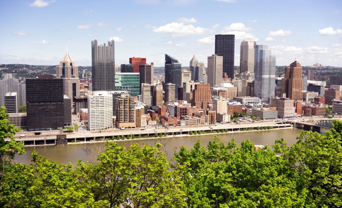 Pittsburgh Pennsylvania Downtown City Skyline