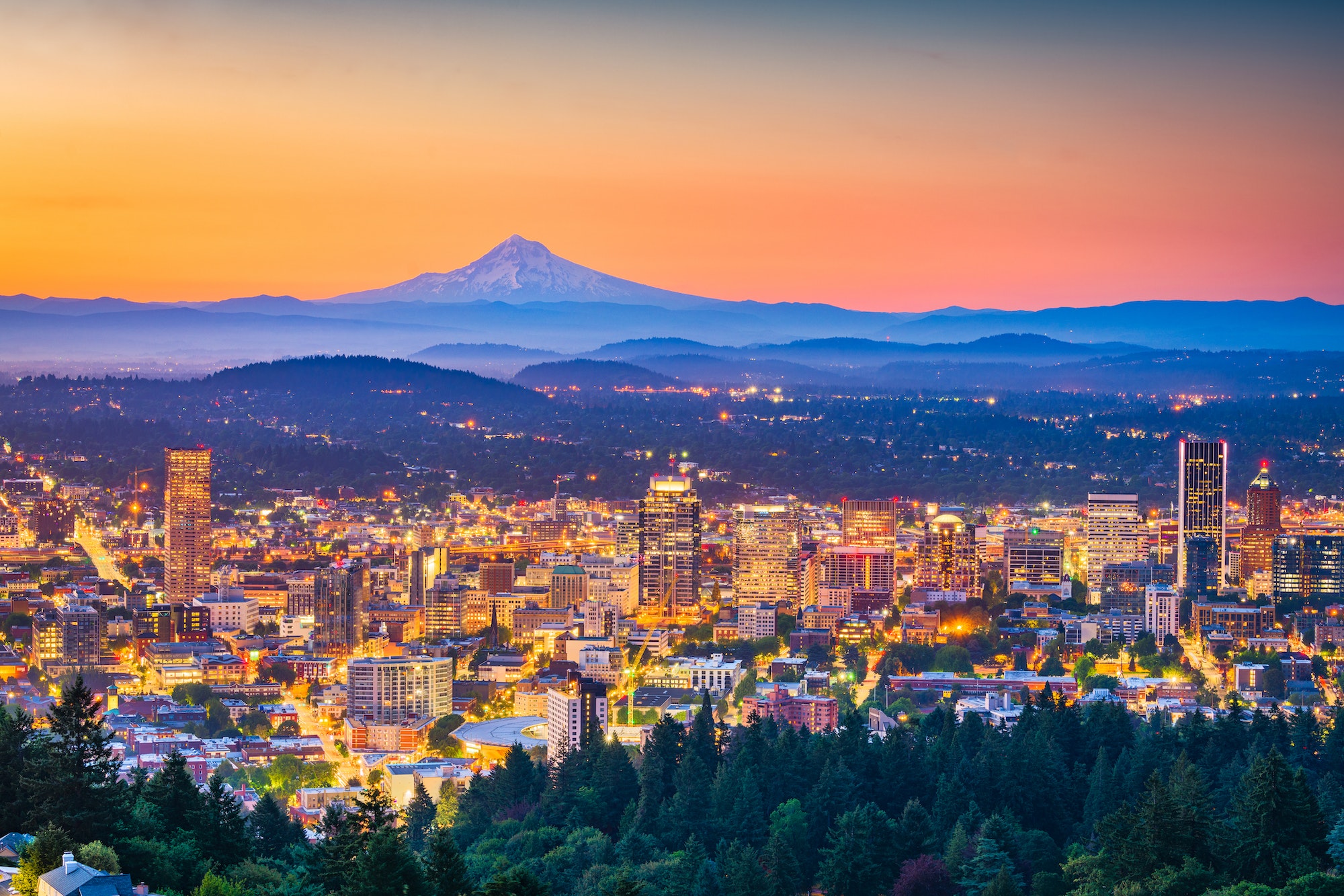 Portland, Oregon, USA Skyline