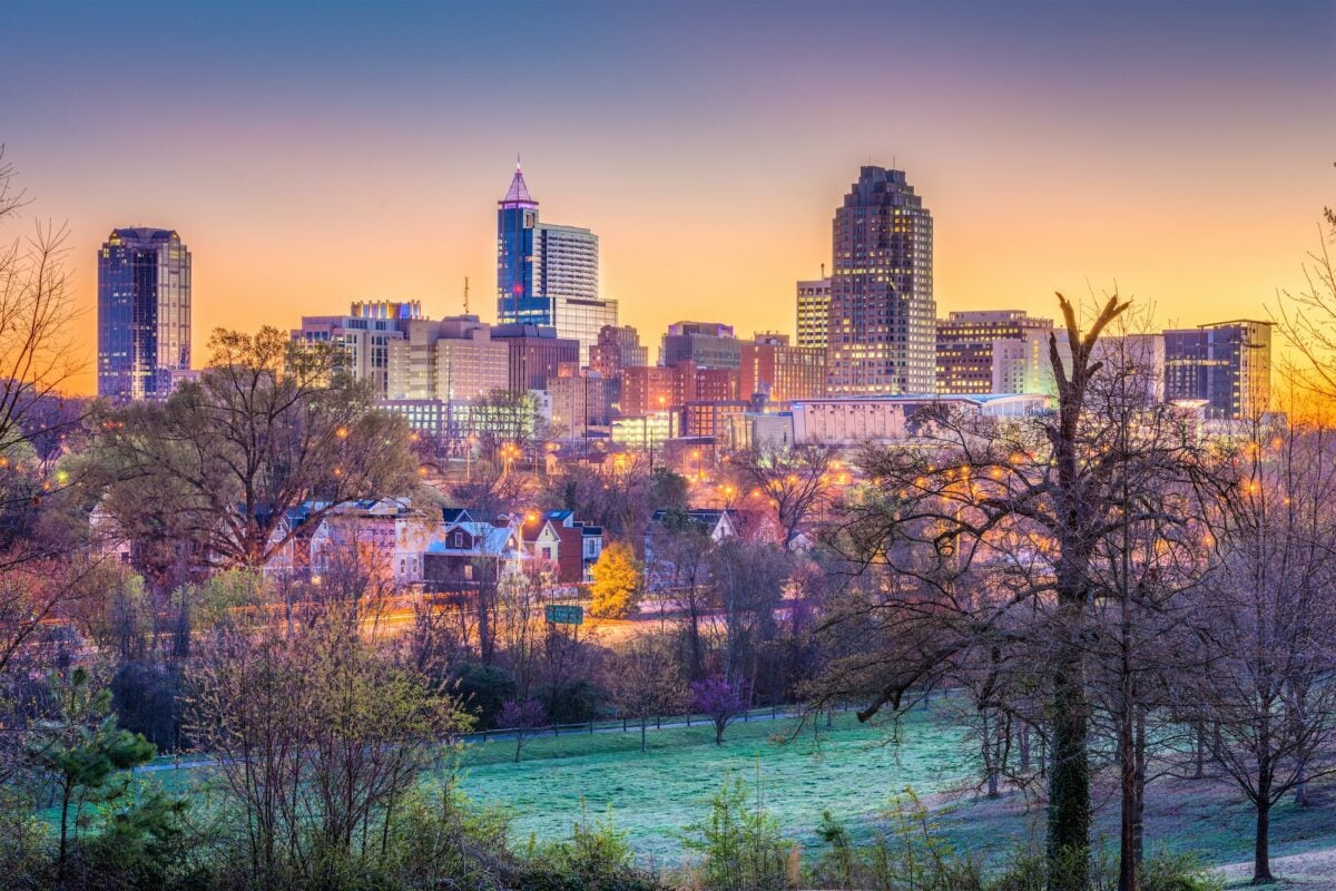 Raleigh, North Carolina, USA Skyline