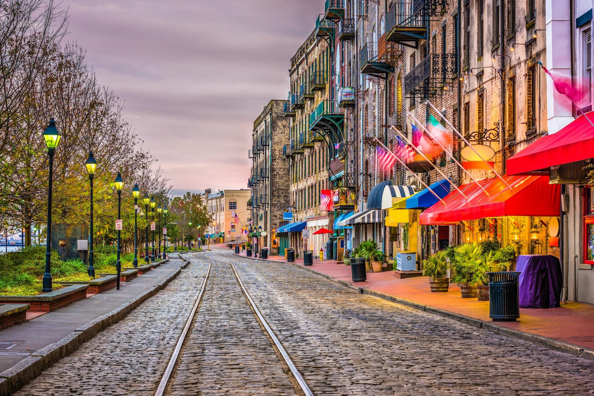 River Street, Savannah, Georgia, USA