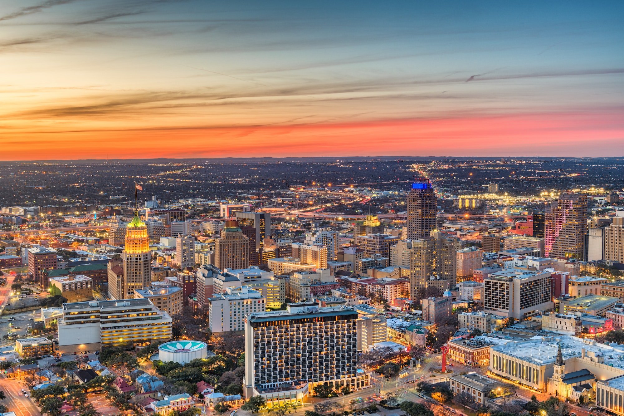 San Antonio, Texas, USA Skyline