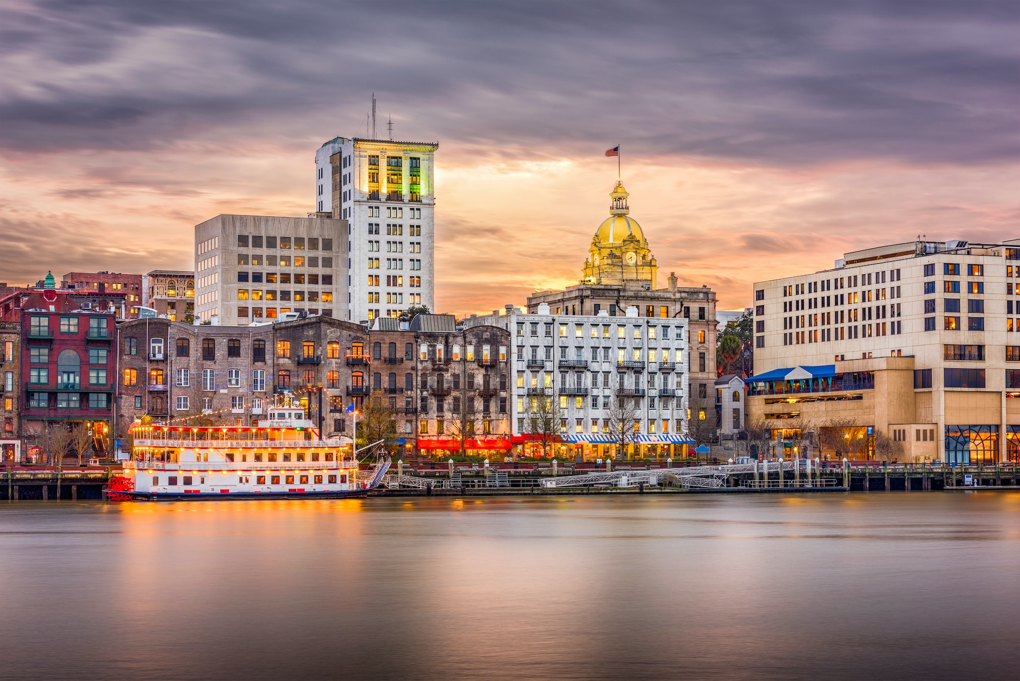 Savannah, Georgia, USA Skyline