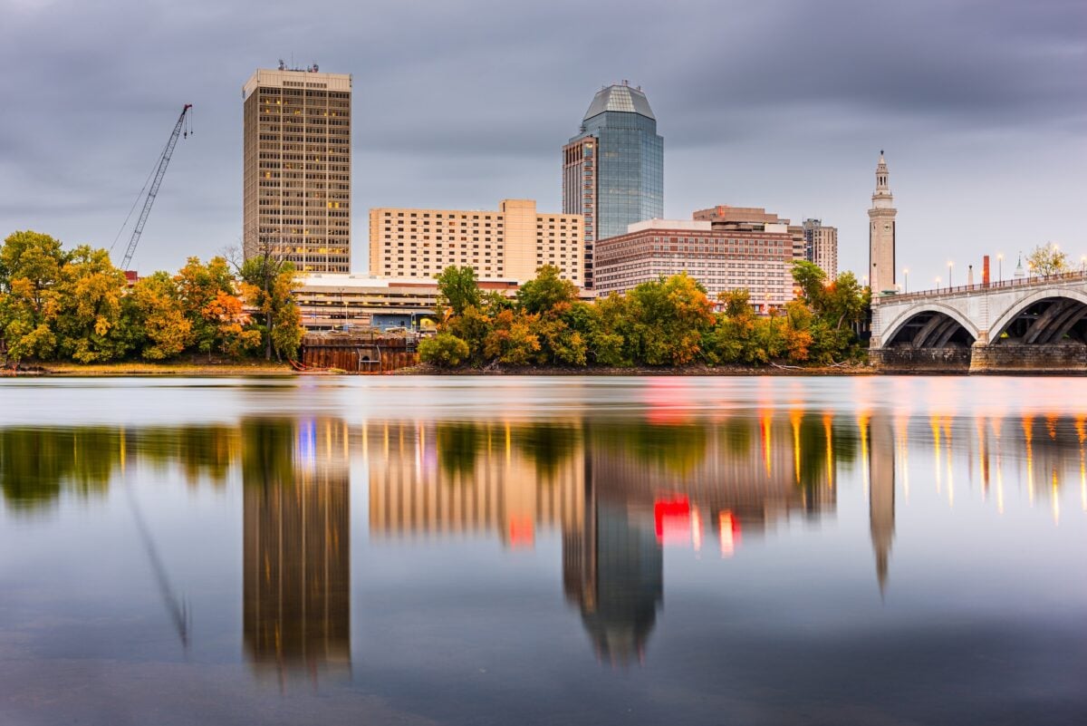 Springfield, Massachusetts, USA Skyline