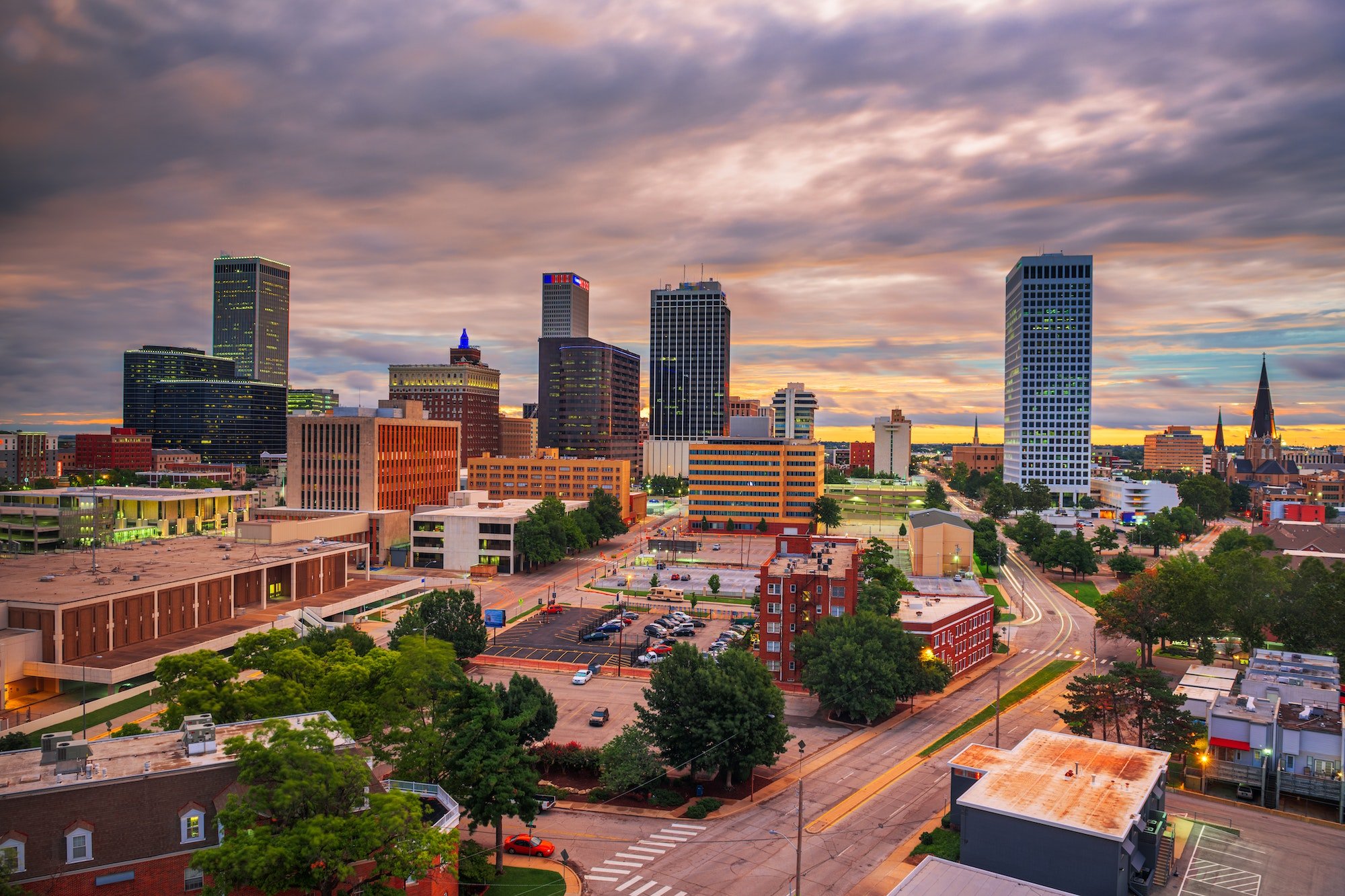 Tulsa, Oklahoma, USA Skyline