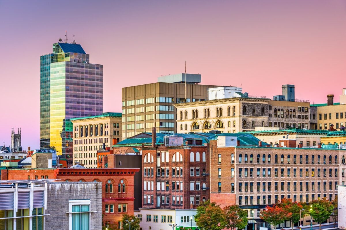 Worcester, Massachusetts, USA Skyline