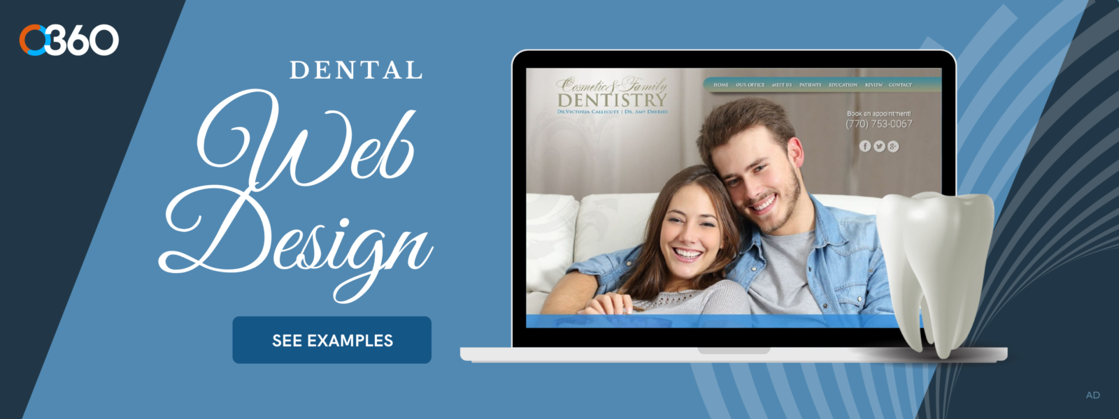 dental web design ad