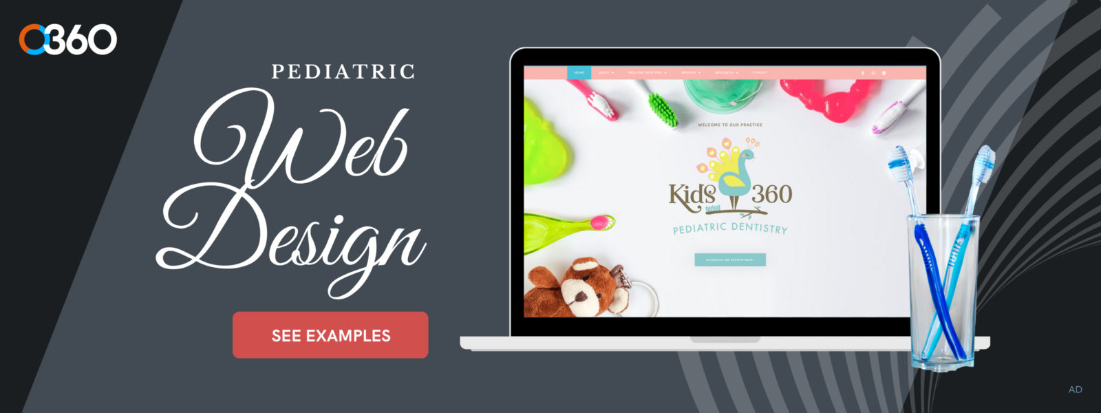 Pediatric dentistry web design