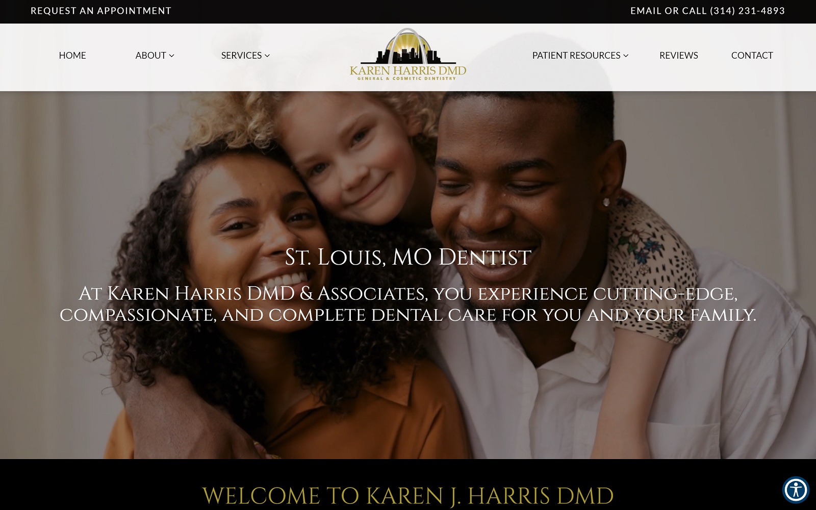 Kjhdentistry. Com screenshot