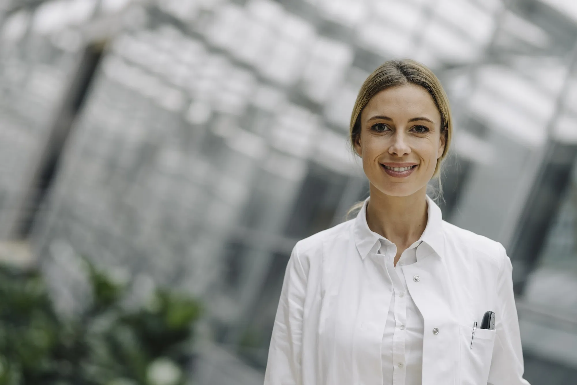 Portrait of a confident female doctor