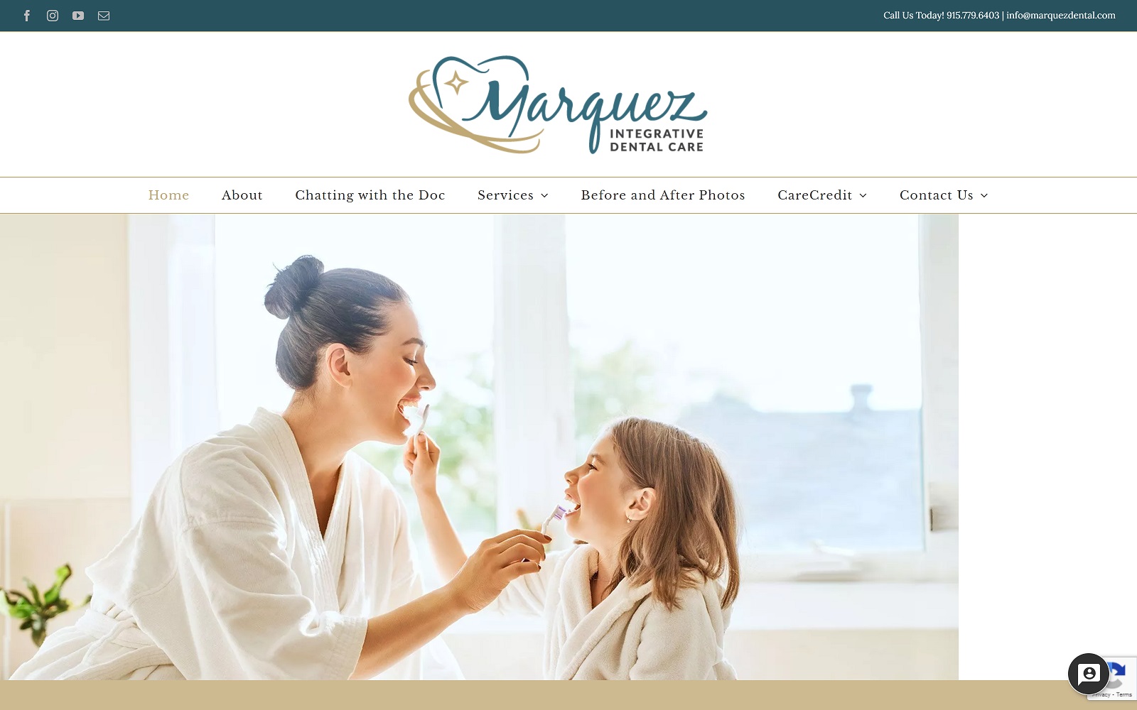 marquezdental.com screenshot