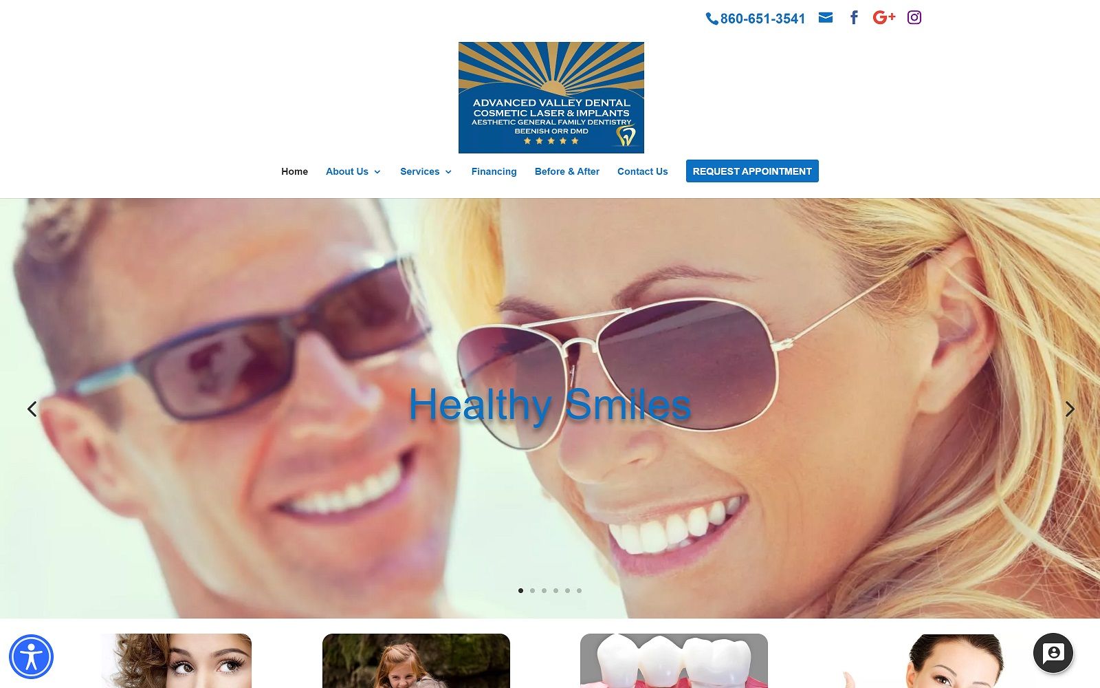 Advancedvalleydental. Com screenshot