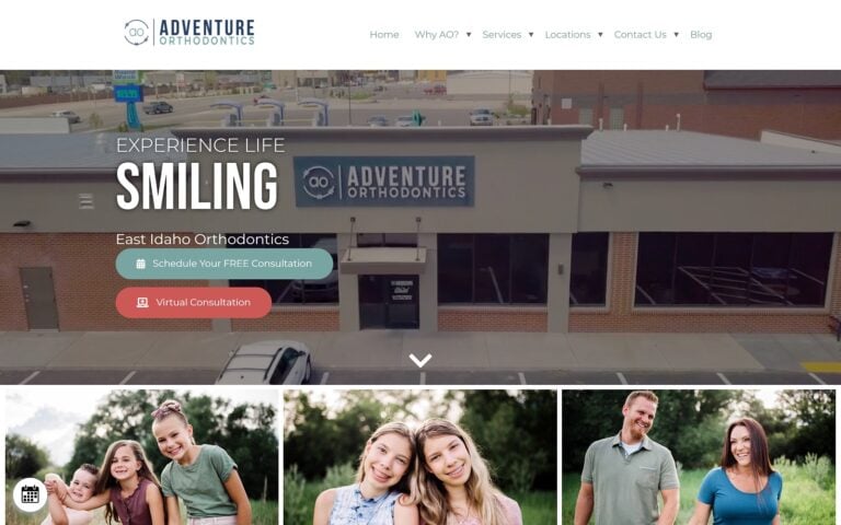 adventurebraces.com screenshot