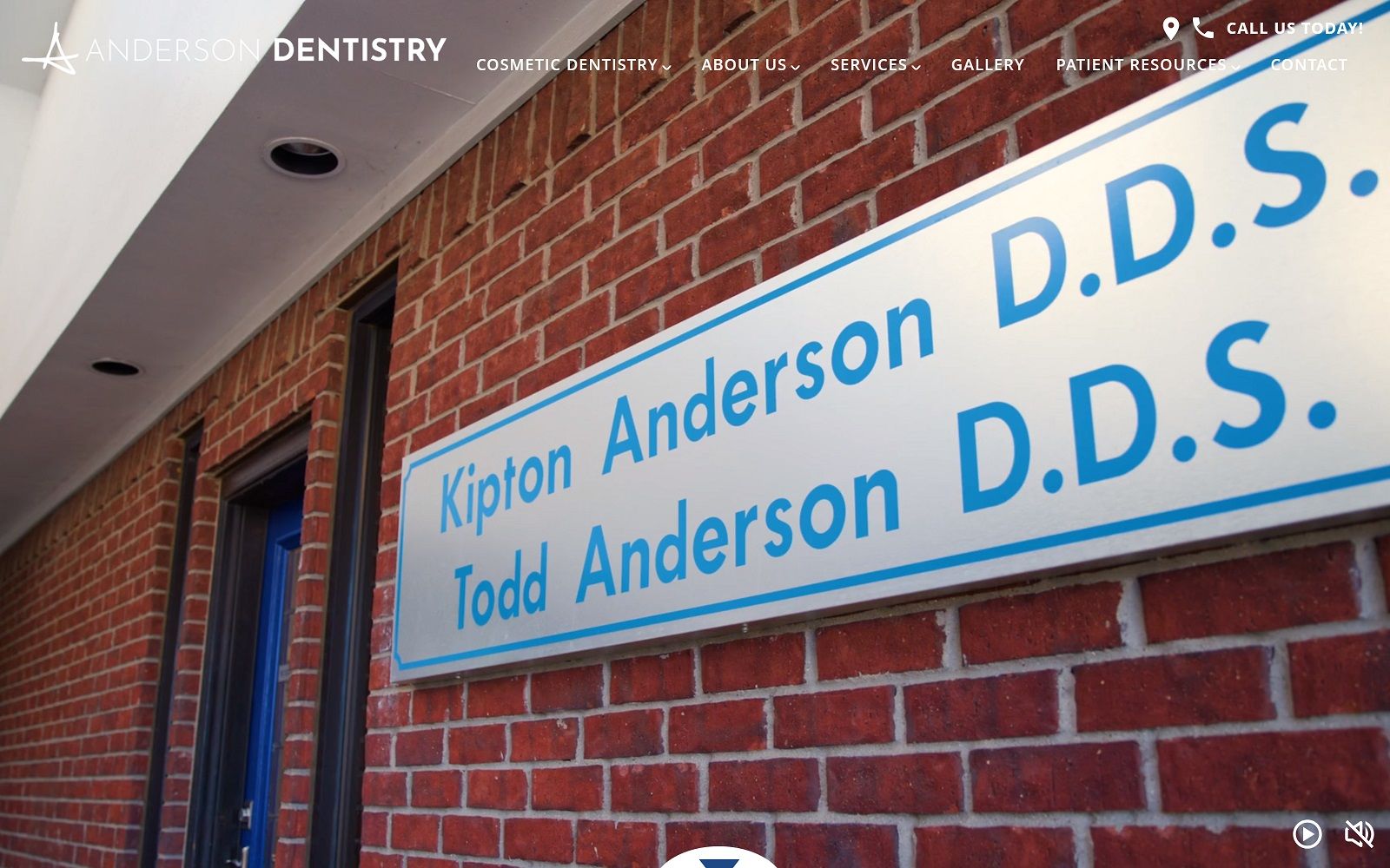 Andersondentistry. Com screenshot
