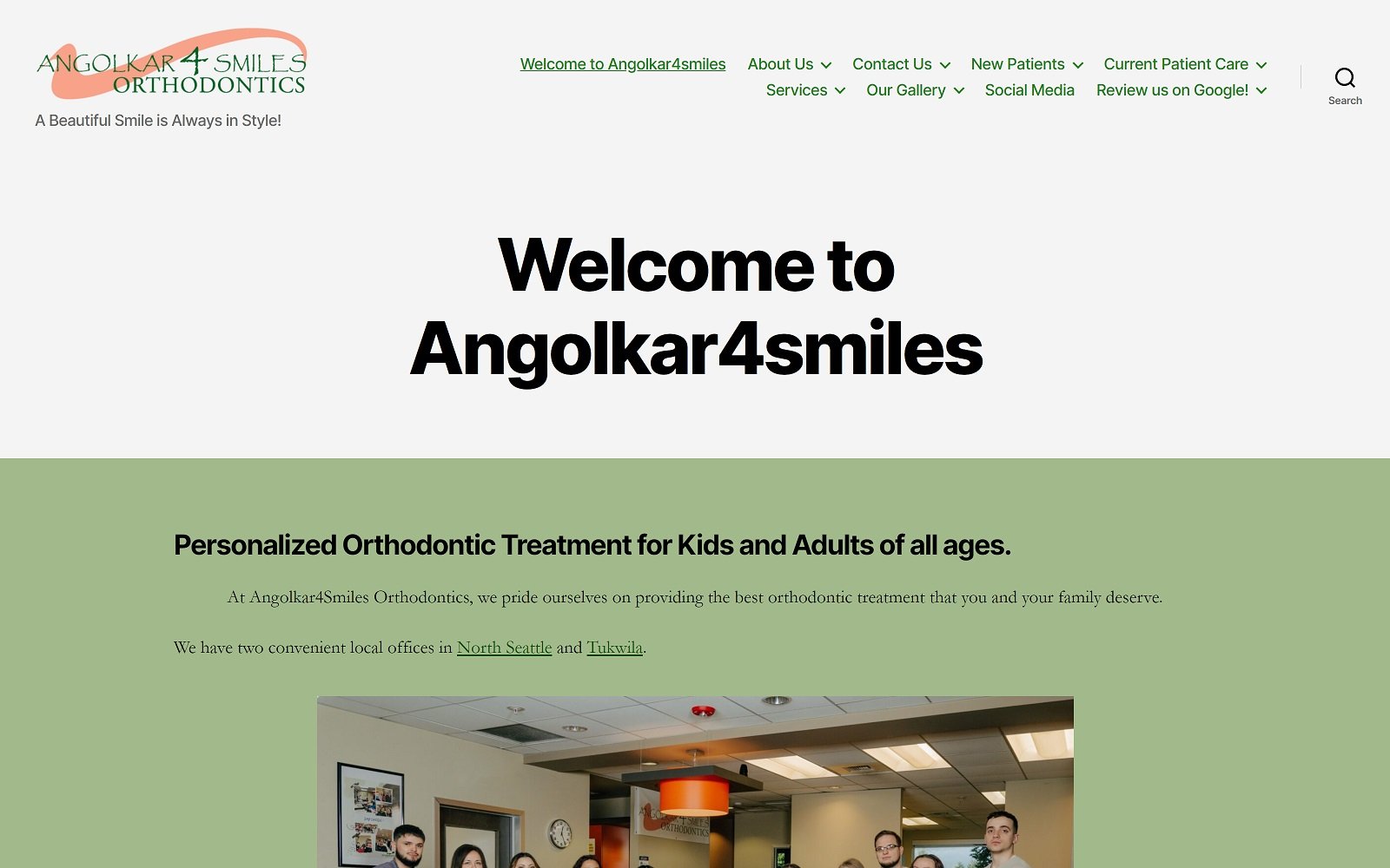 Angolkar4smiles. Com screenshot