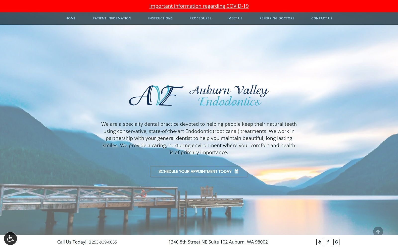Auburnvalleyendodontics. Com screenshot