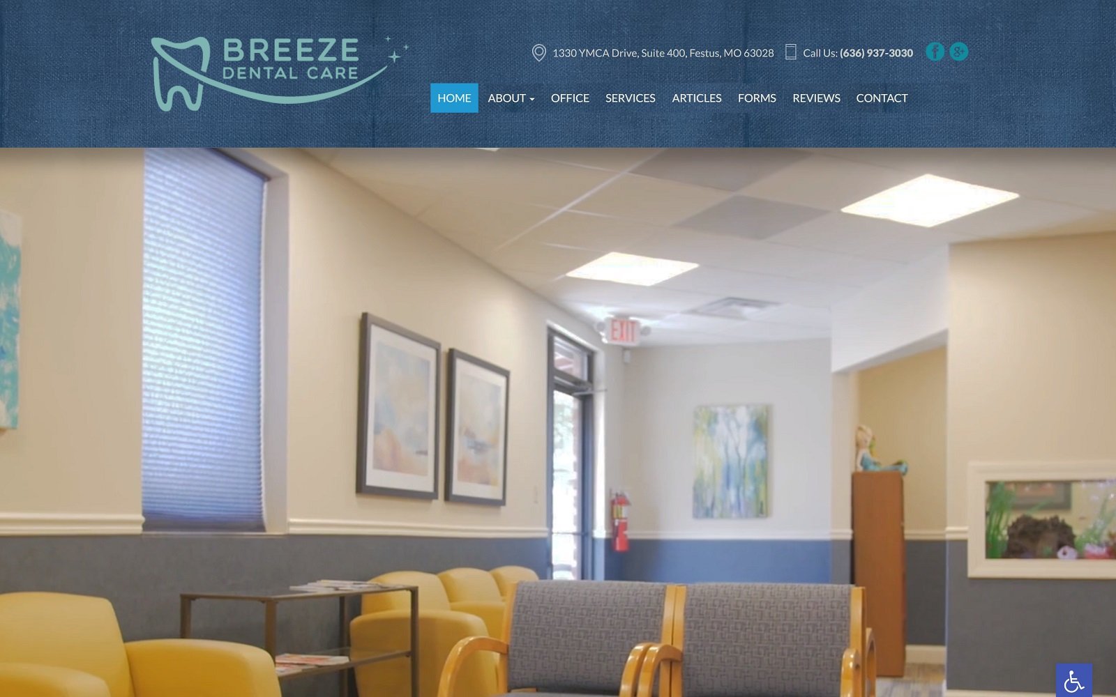 Breezedentalcare. Com screenshot