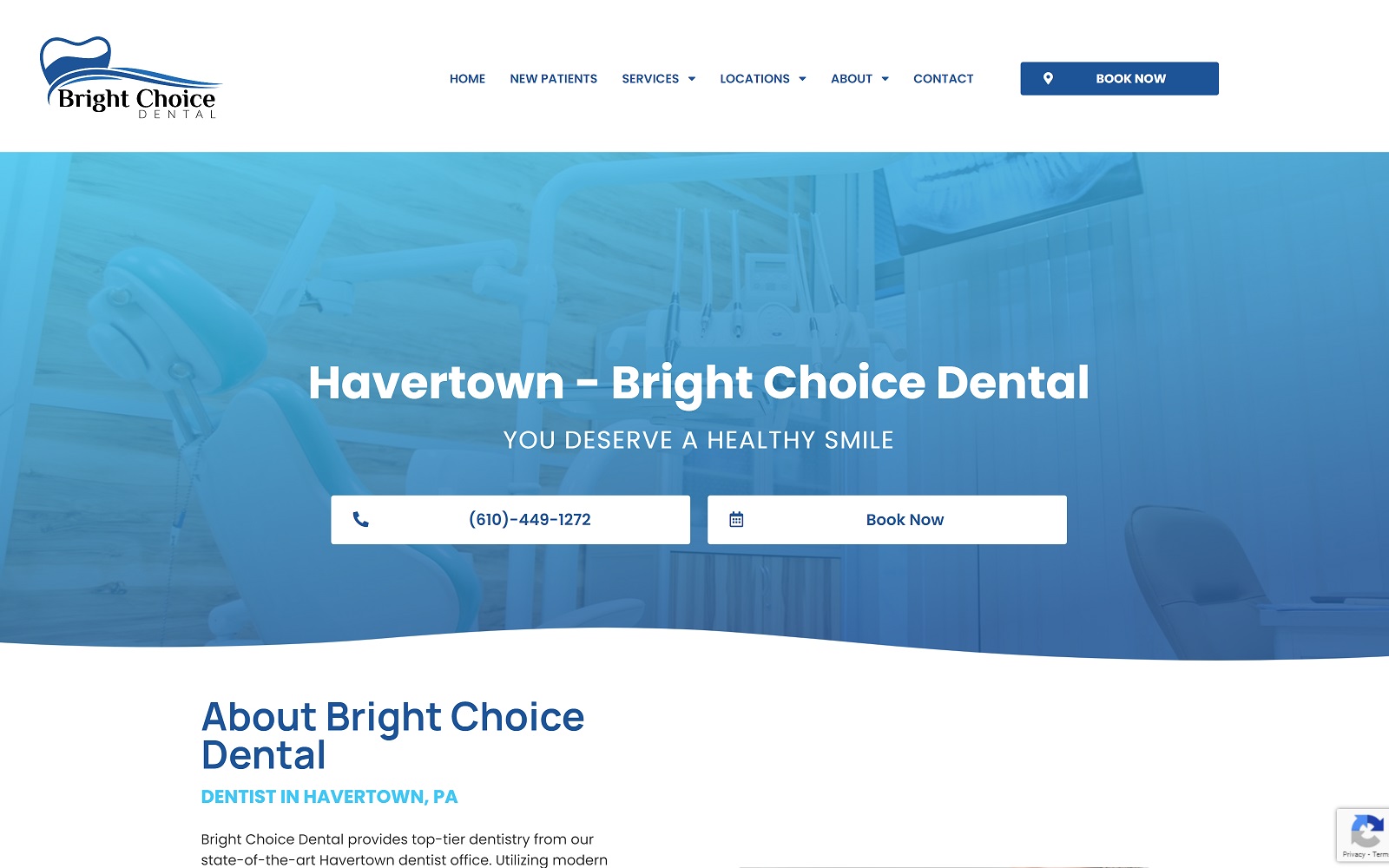 Brightchoicedentistry. Com_havertown screenshot