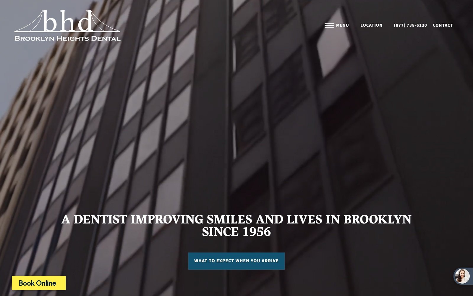 Brooklynheightsdental. Com screenshot