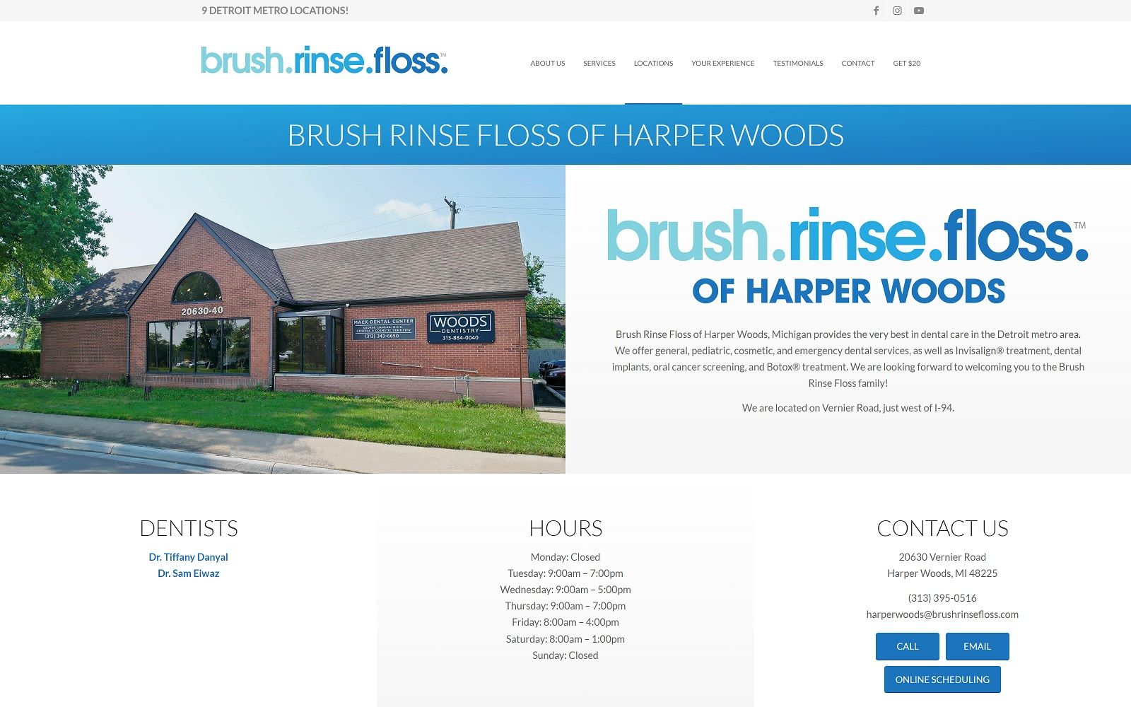 Brushrinsefloss. Com_harper-woods screenshot