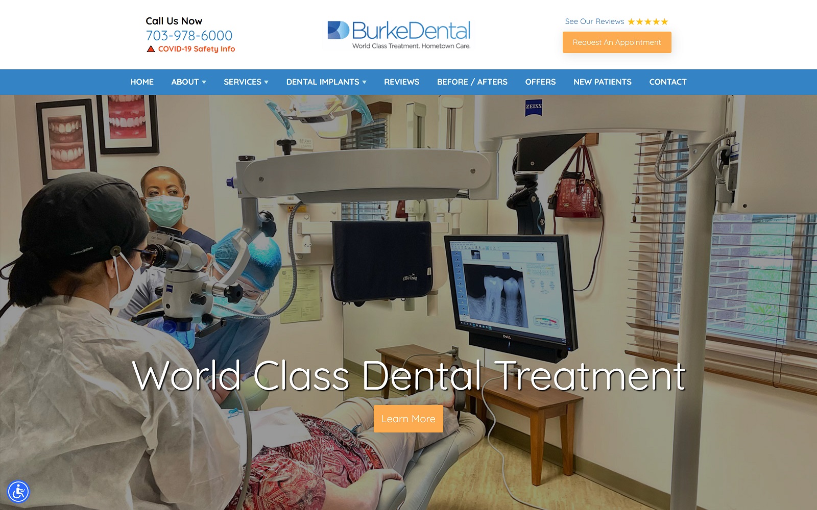 Burkedental. Com screenshot