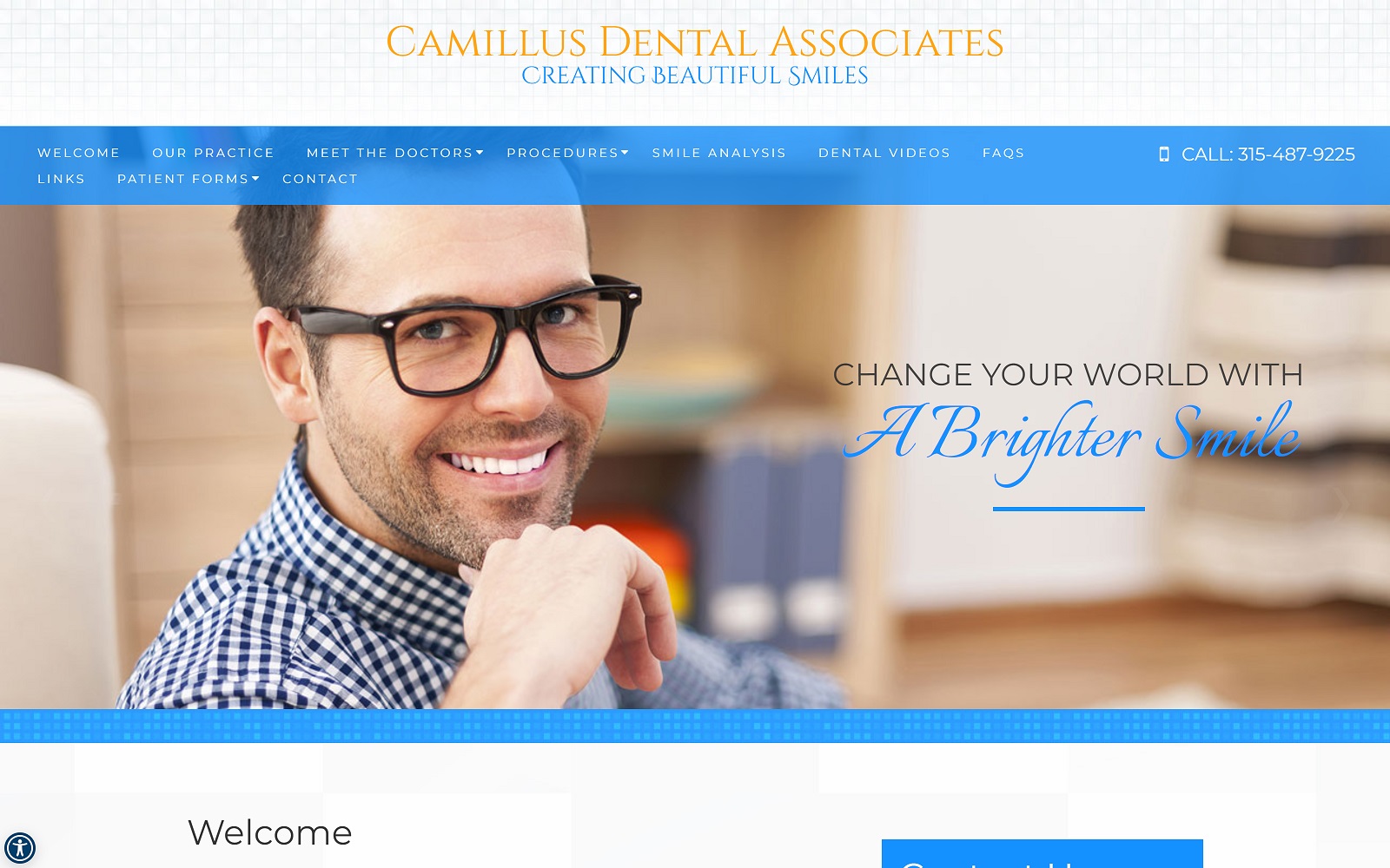 Camillusdentalassociates. Com screenshot