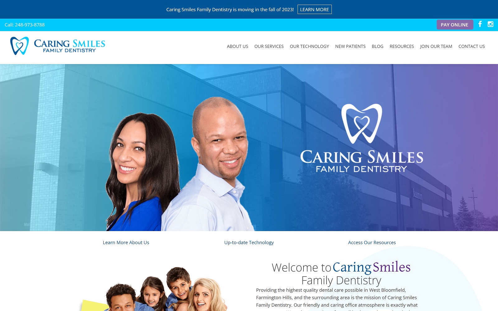 Caringsmilesfd. Com screenshot