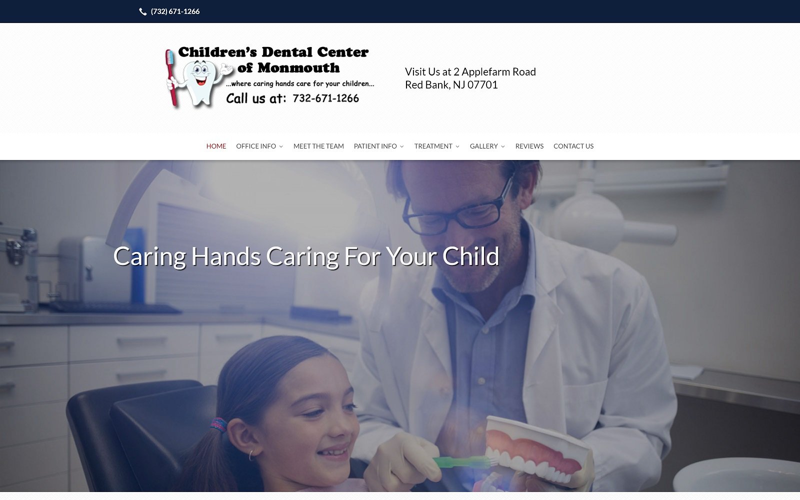 Childrensdentalcenterofmonmouth. Com screenshot