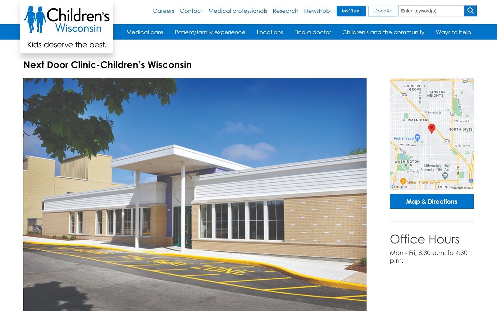 Childrenswi. Org_location-directory_locations_specialty-clinics_next-door-clinic