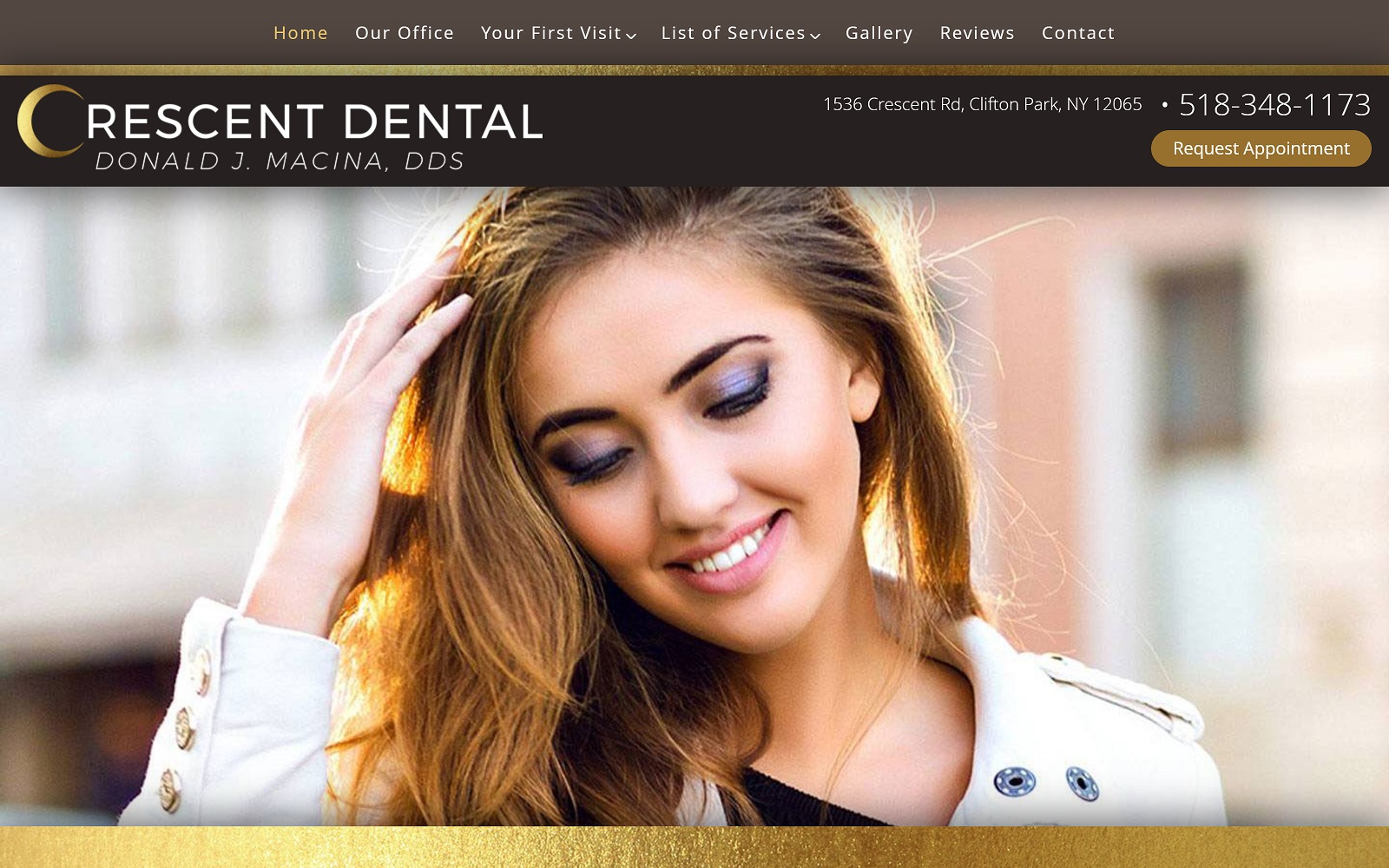 Crescentdental. Care screenshot