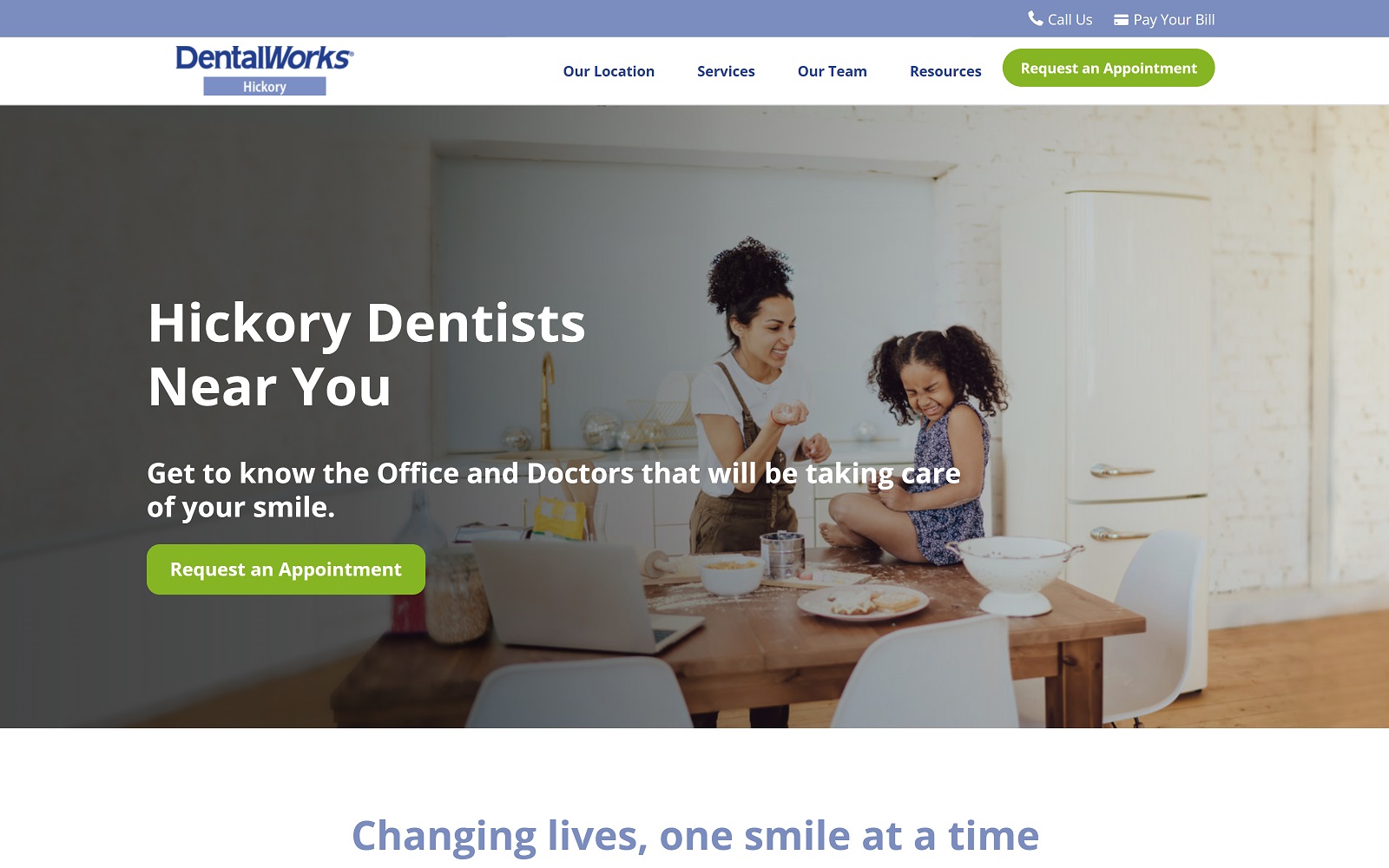 Dentalworks. Com_offices_north-carolina_hickory screenshot