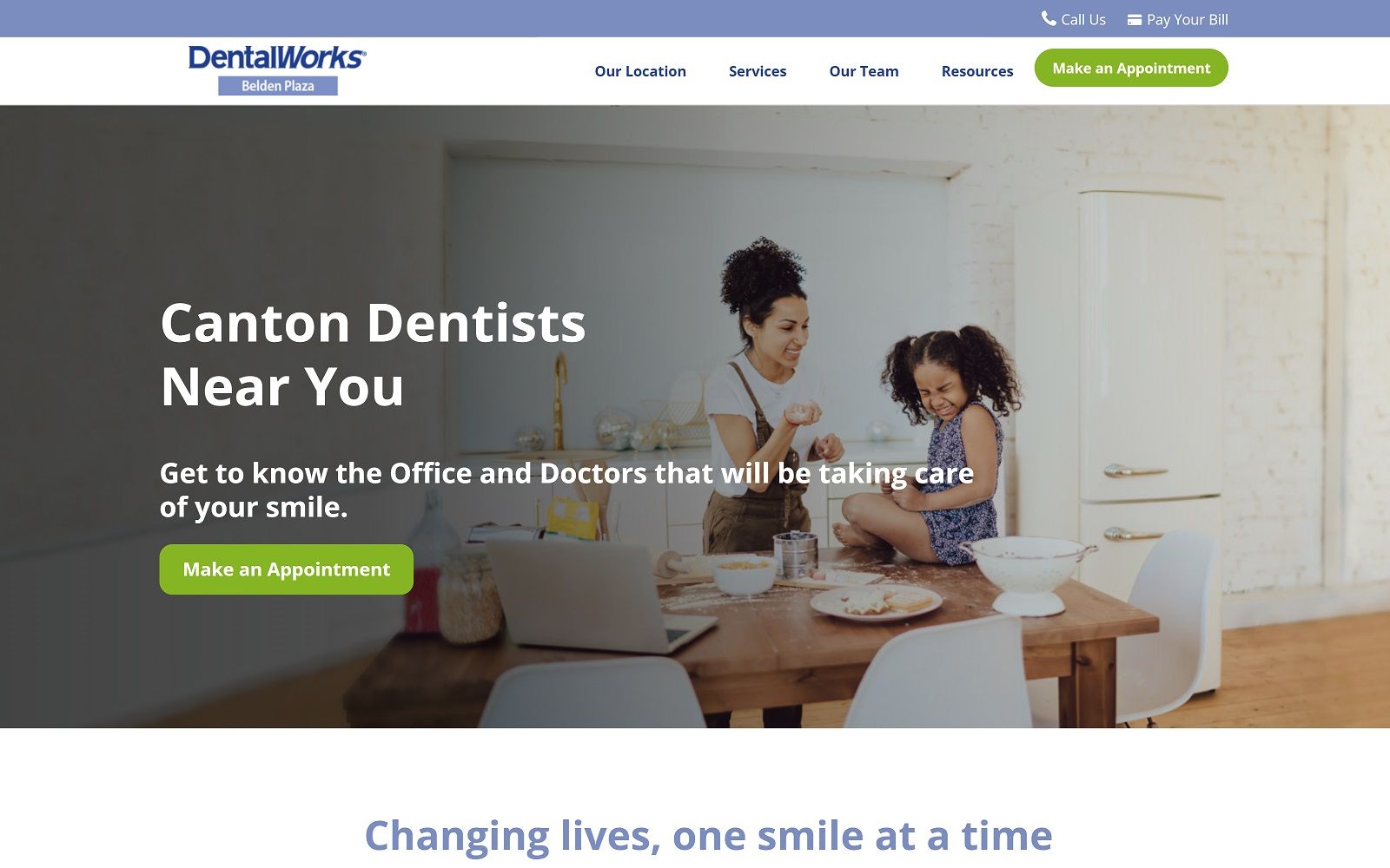 Dentalworks. Com_offices_ohio_belden-plaza screenshot