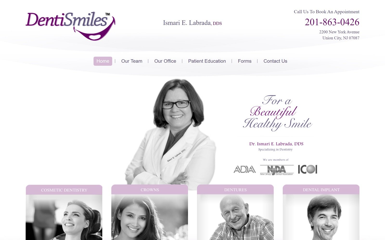 Dentismiles. Com screenshot