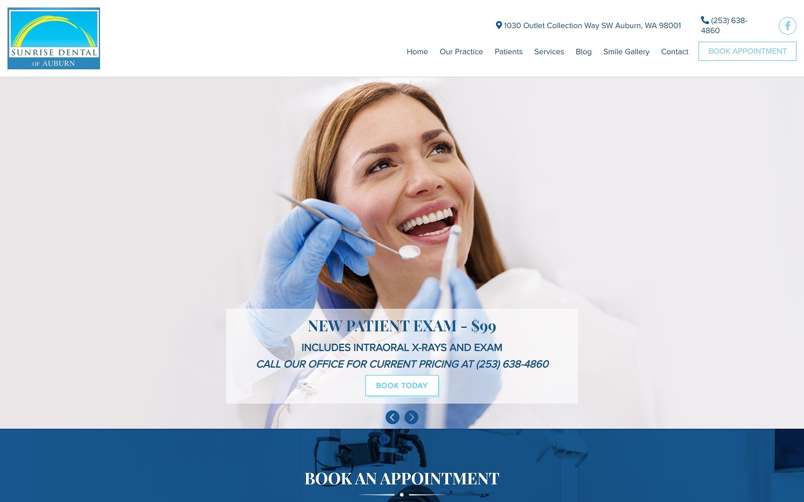 Dentistofauburn. Com screenshot