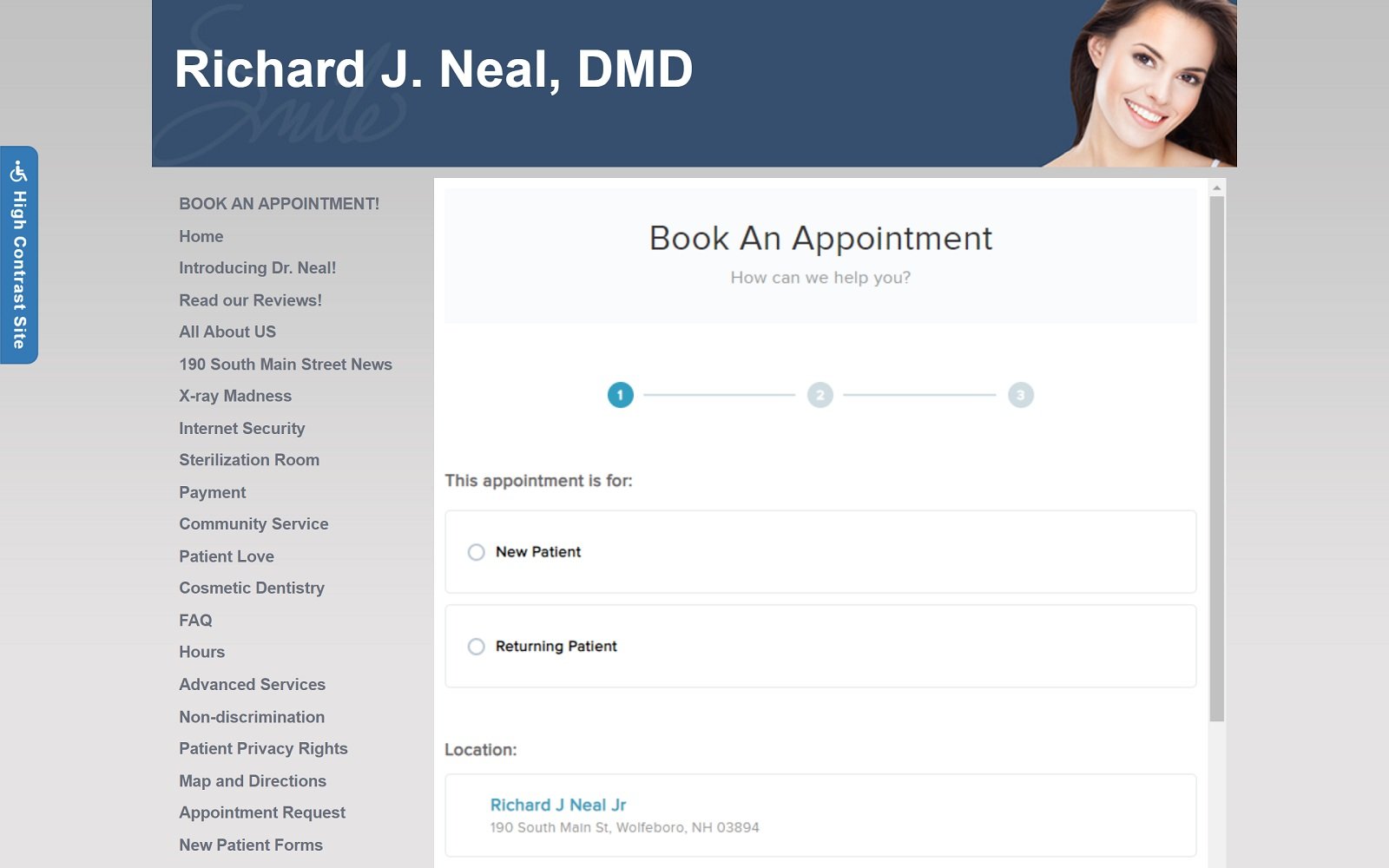 Drrichardneal. Com screenshot