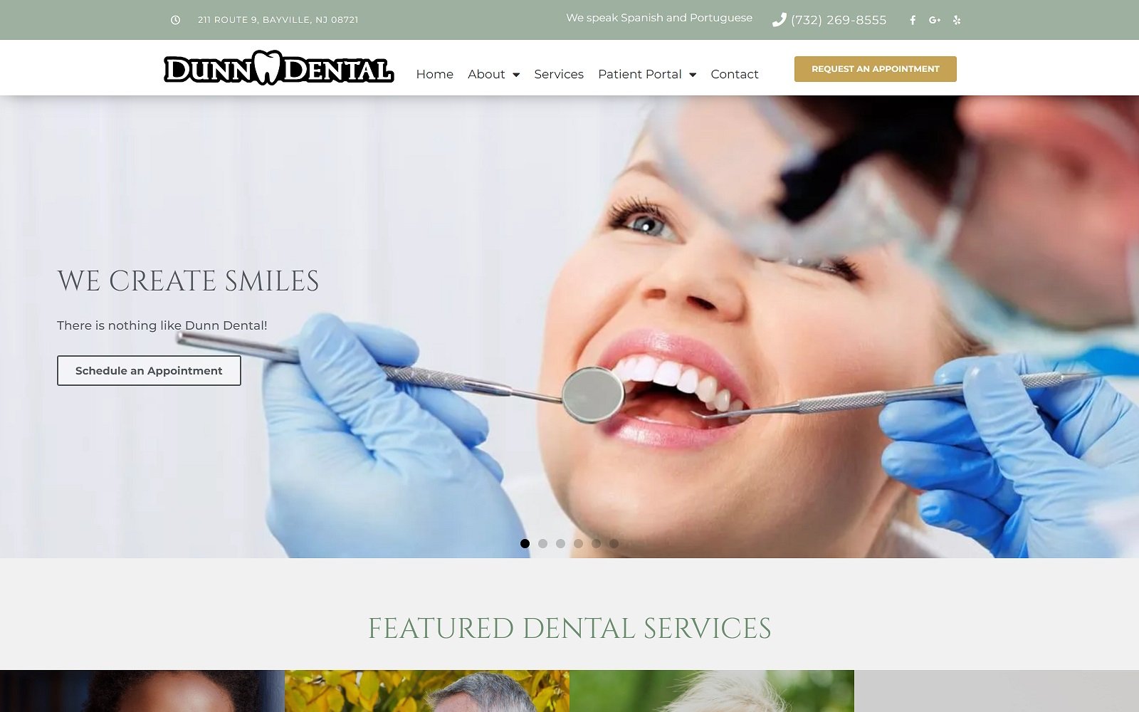 Dunndental. Com screenshot