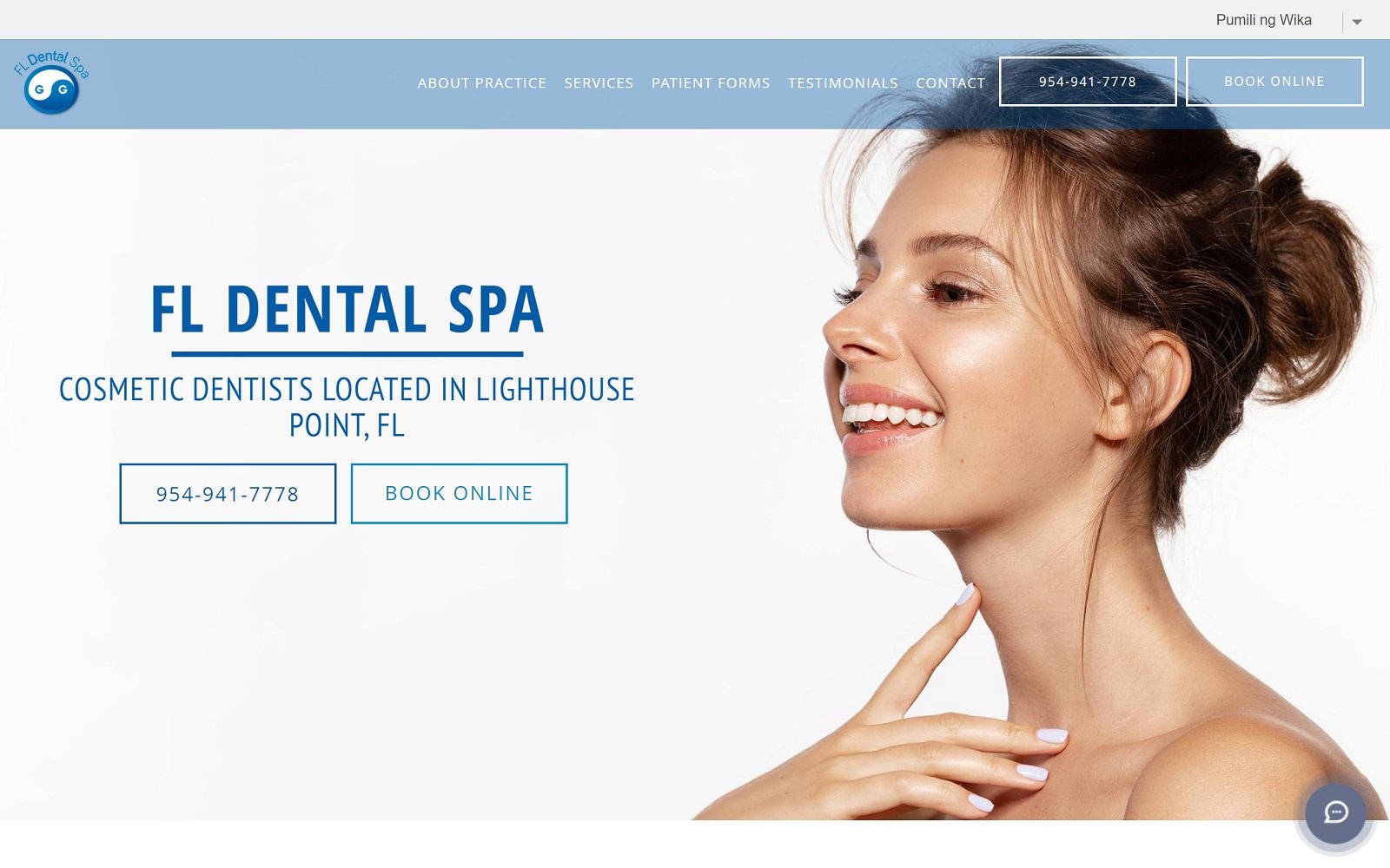 Fldentalspa. Com screenshot